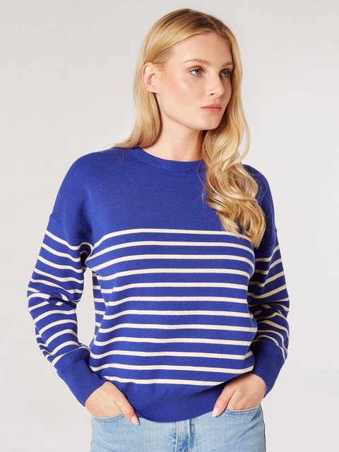 Apricot Strickpullover Crew Neck Stripe Jumper, (1-tlg) mit Streifen günstig online kaufen