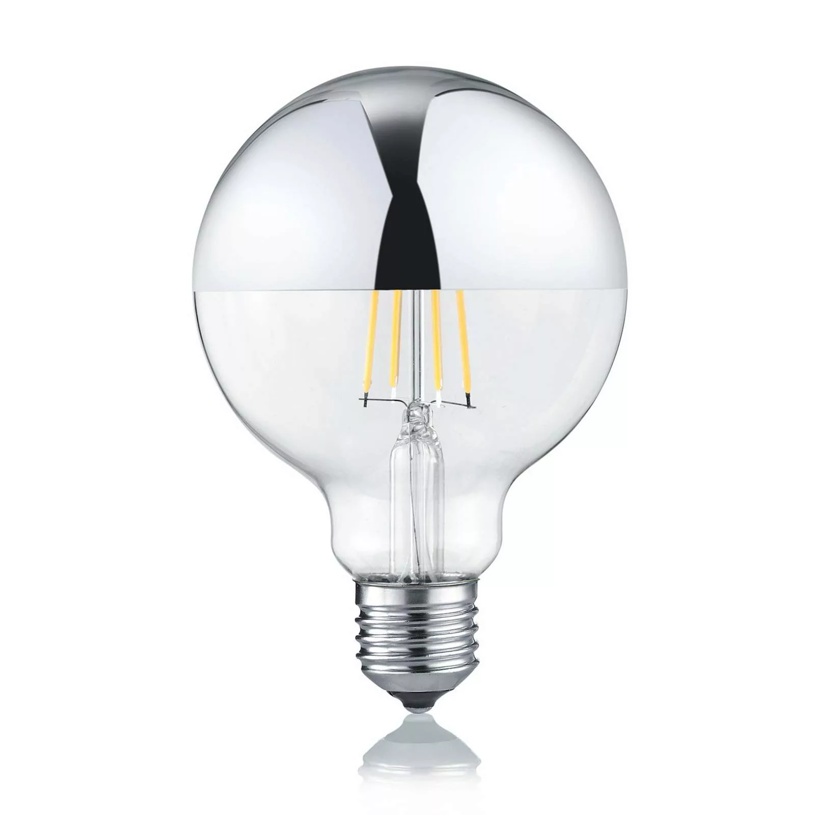 LED-Globelampe E27 7W 2.700K dimmbar Spiegelkopf günstig online kaufen