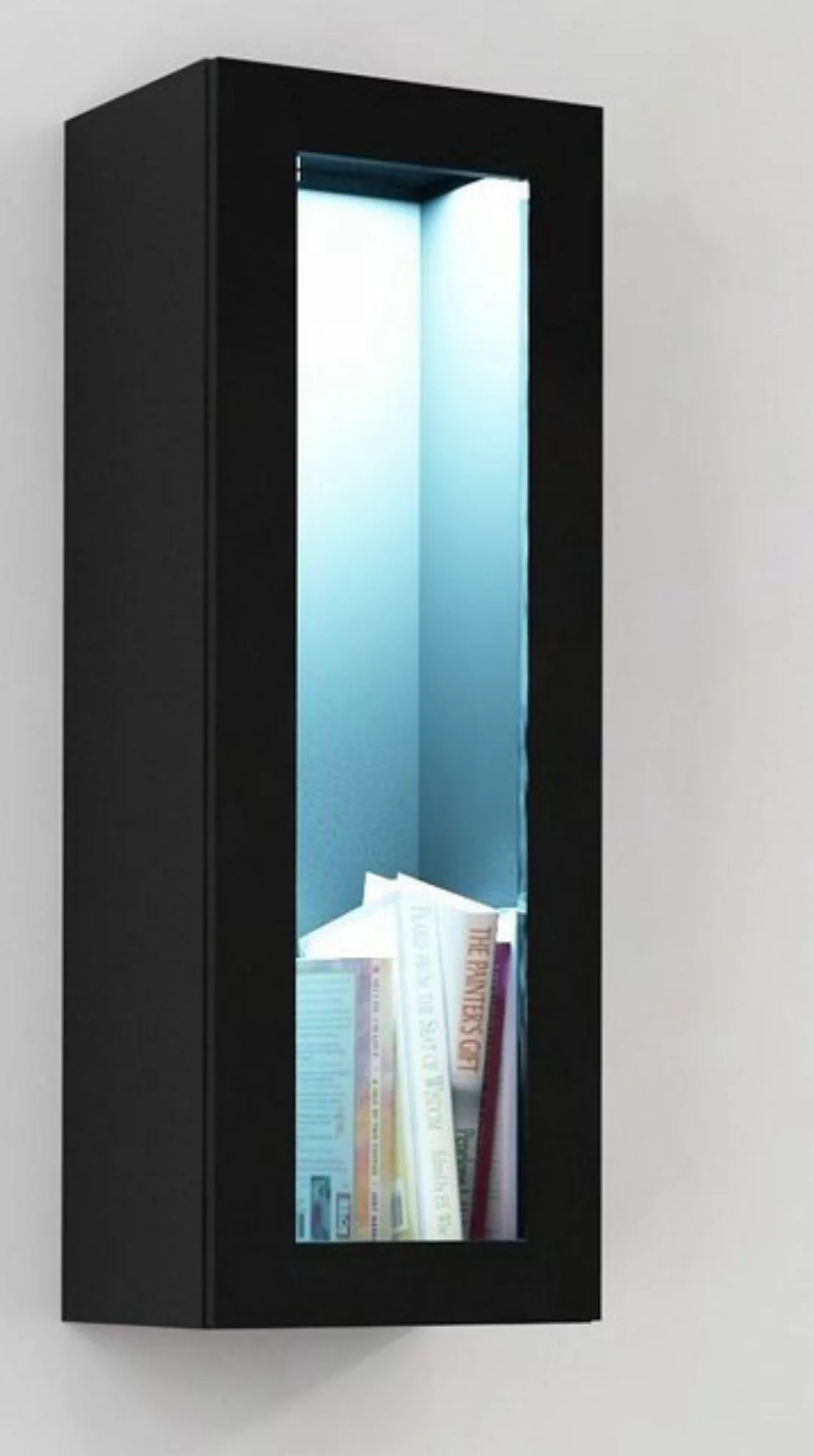 99rooms Vitrine Vago Glas 90 cm (Hängevitrine, Wohnmöbel) Design günstig online kaufen