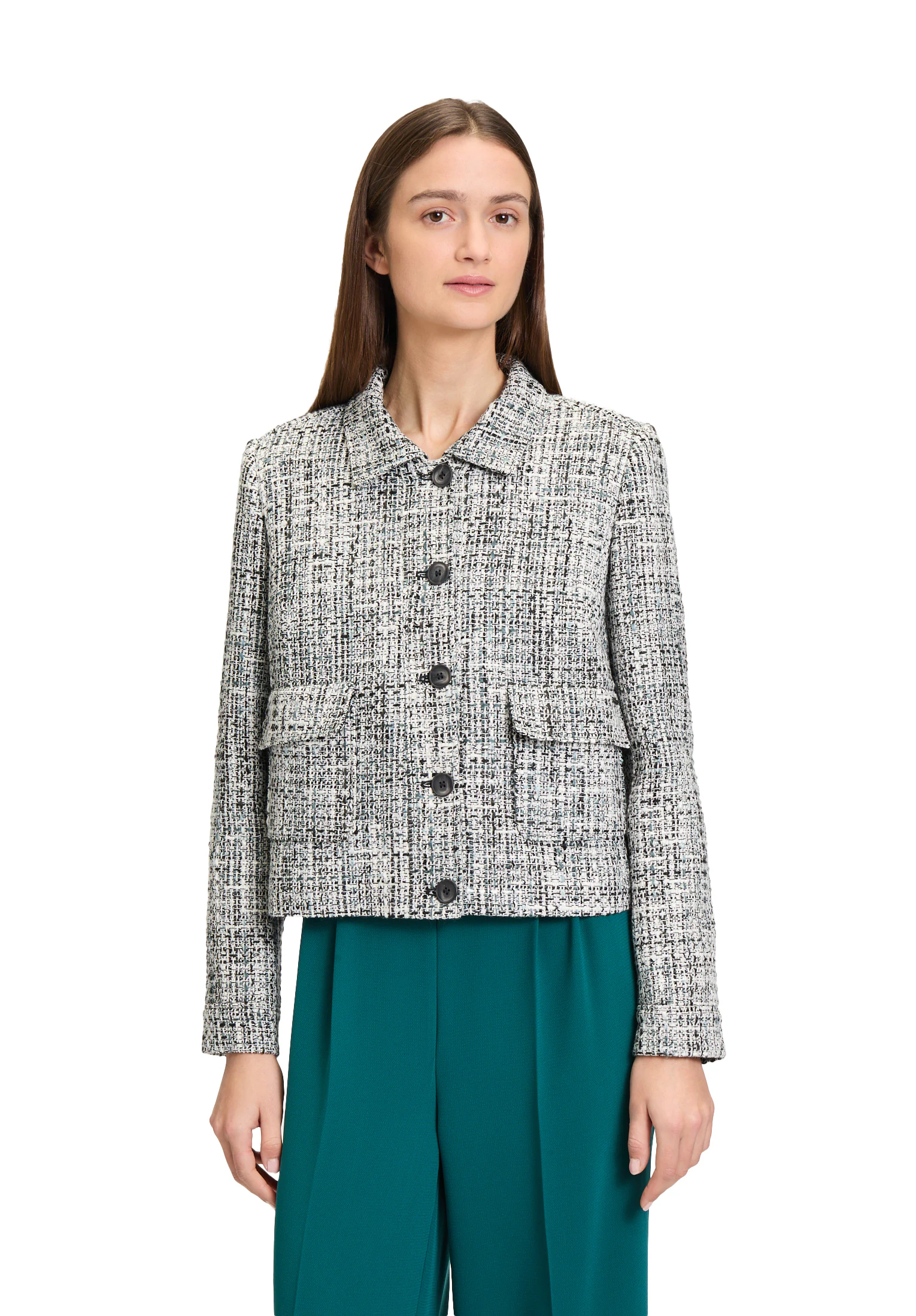 Betty&Co Kurzblazer "Betty & Co Damen Blazer-Jacke langarm" günstig online kaufen
