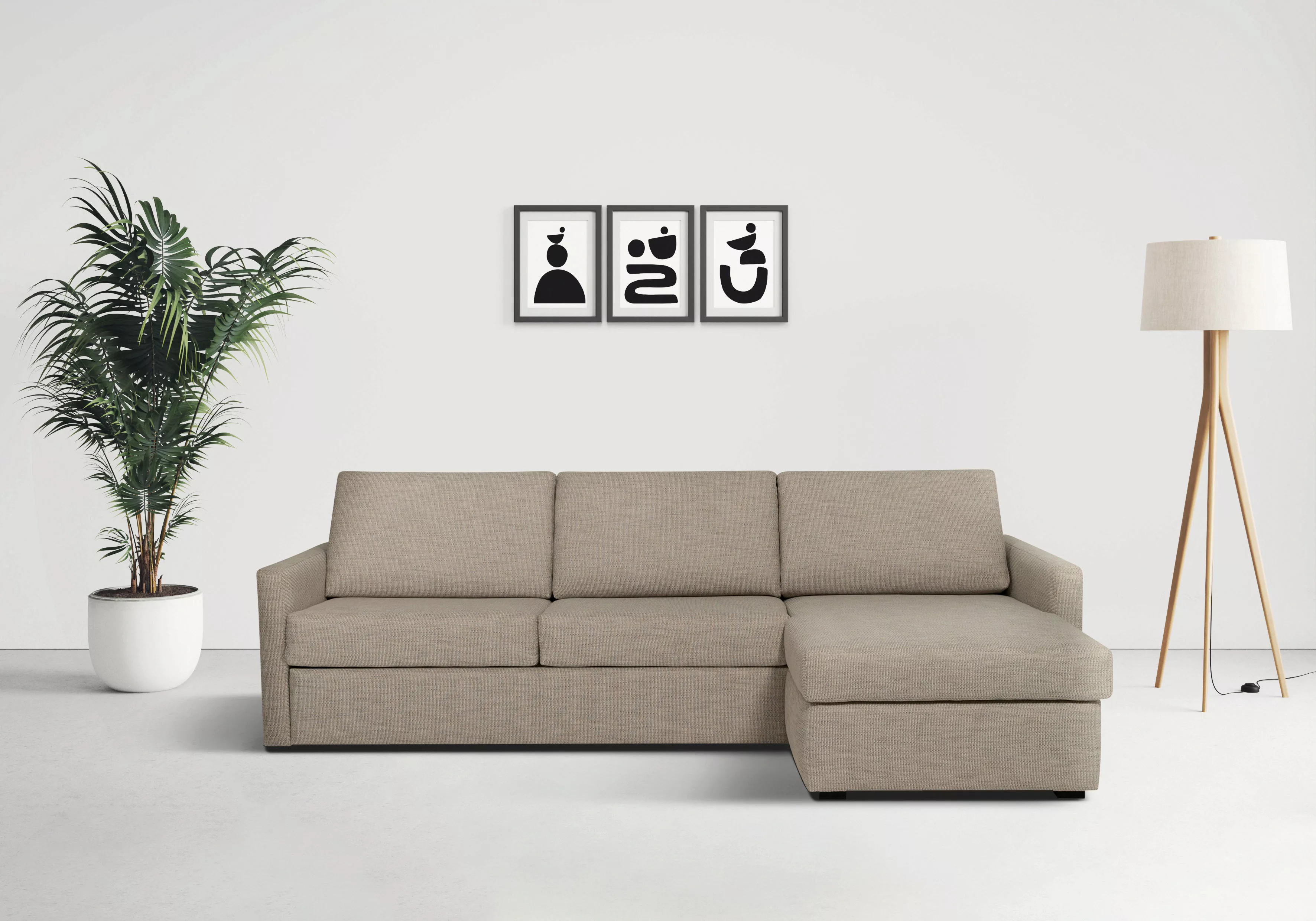 Places of Style Schlafsofa "GOLDPOINT Ecksofa 264 cm, Liegefläche (140/200c günstig online kaufen