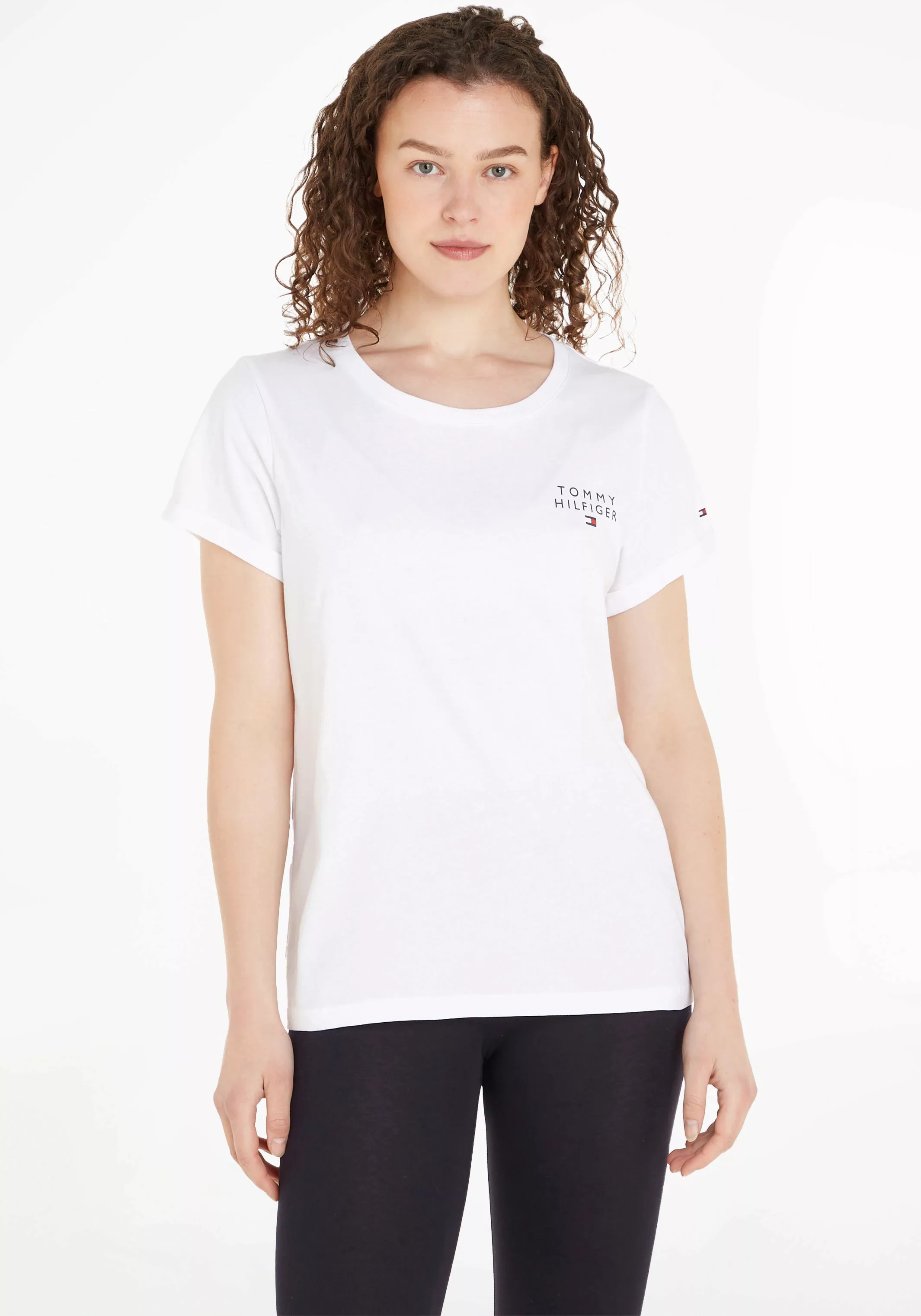 Tommy Hilfiger Underwear T-Shirt SHORT SLEEVE T-SHIRT mit Tommy Hilfiger Ma günstig online kaufen