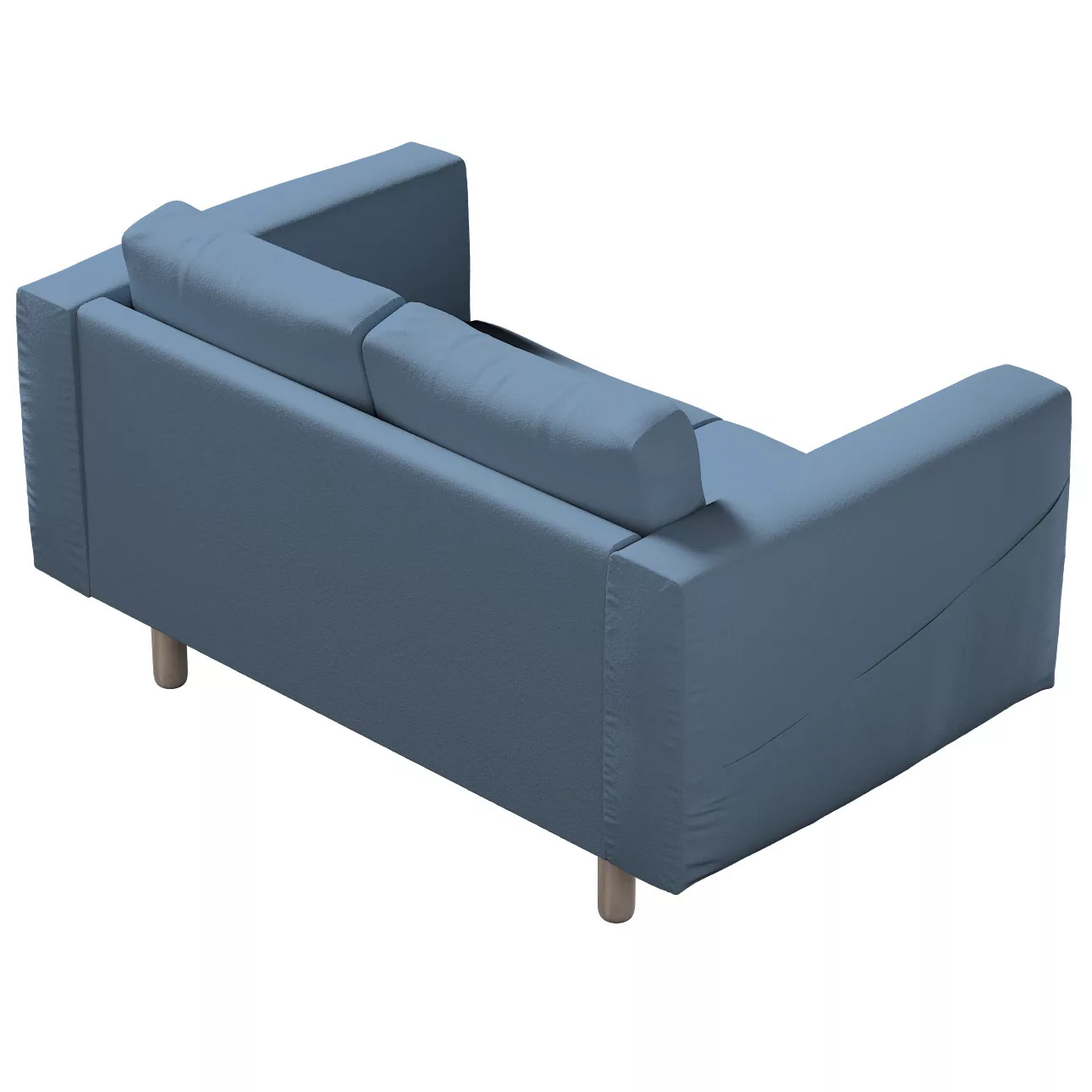 Bezug für Norsborg 2-Sitzer Sofa, blau, Norsborg 2-Sitzer Sofabezug, Bouclé günstig online kaufen