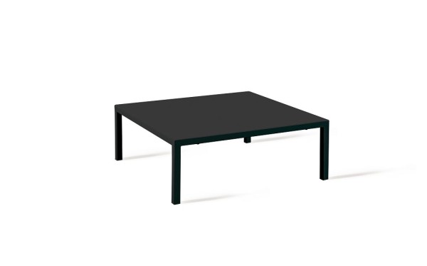 Niedriger Loungetisch Quatris 60x60x30 cm schwarz günstig online kaufen