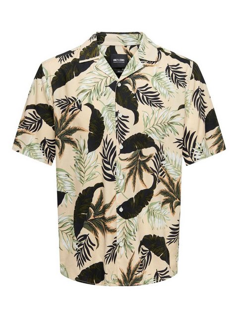 ONLY & SONS Kurzarmhemd Sommer Hemd mit Resort-Kragen Bequemes Casual Shirt günstig online kaufen