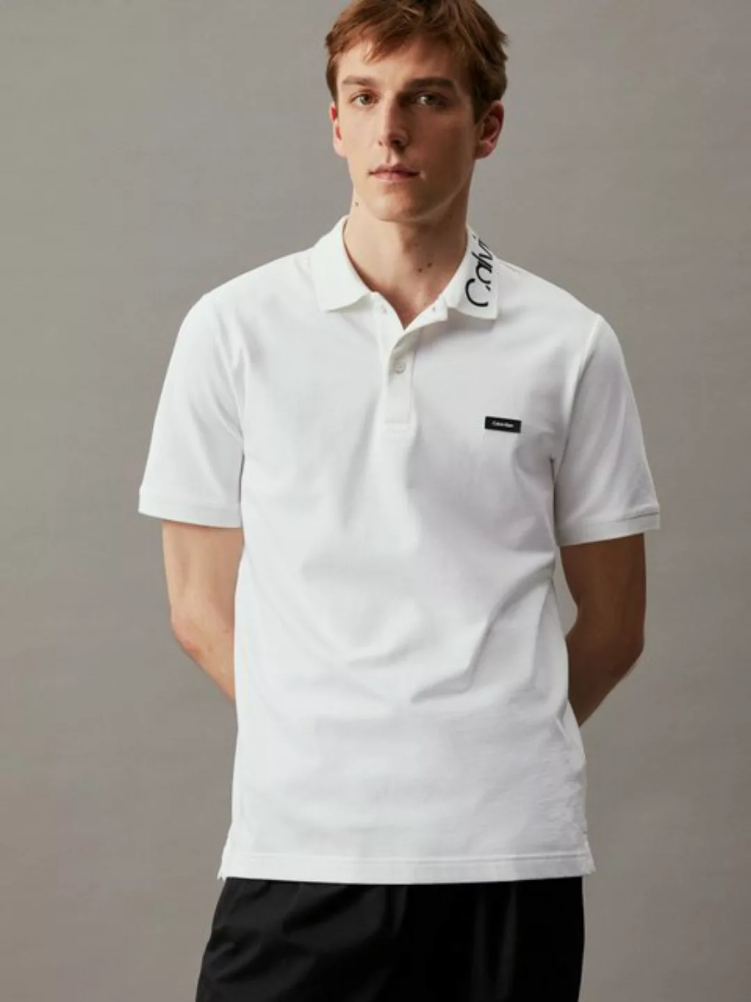 Calvin Klein Poloshirt STRETCH PIQUE EMBROID LOGO POLO günstig online kaufen