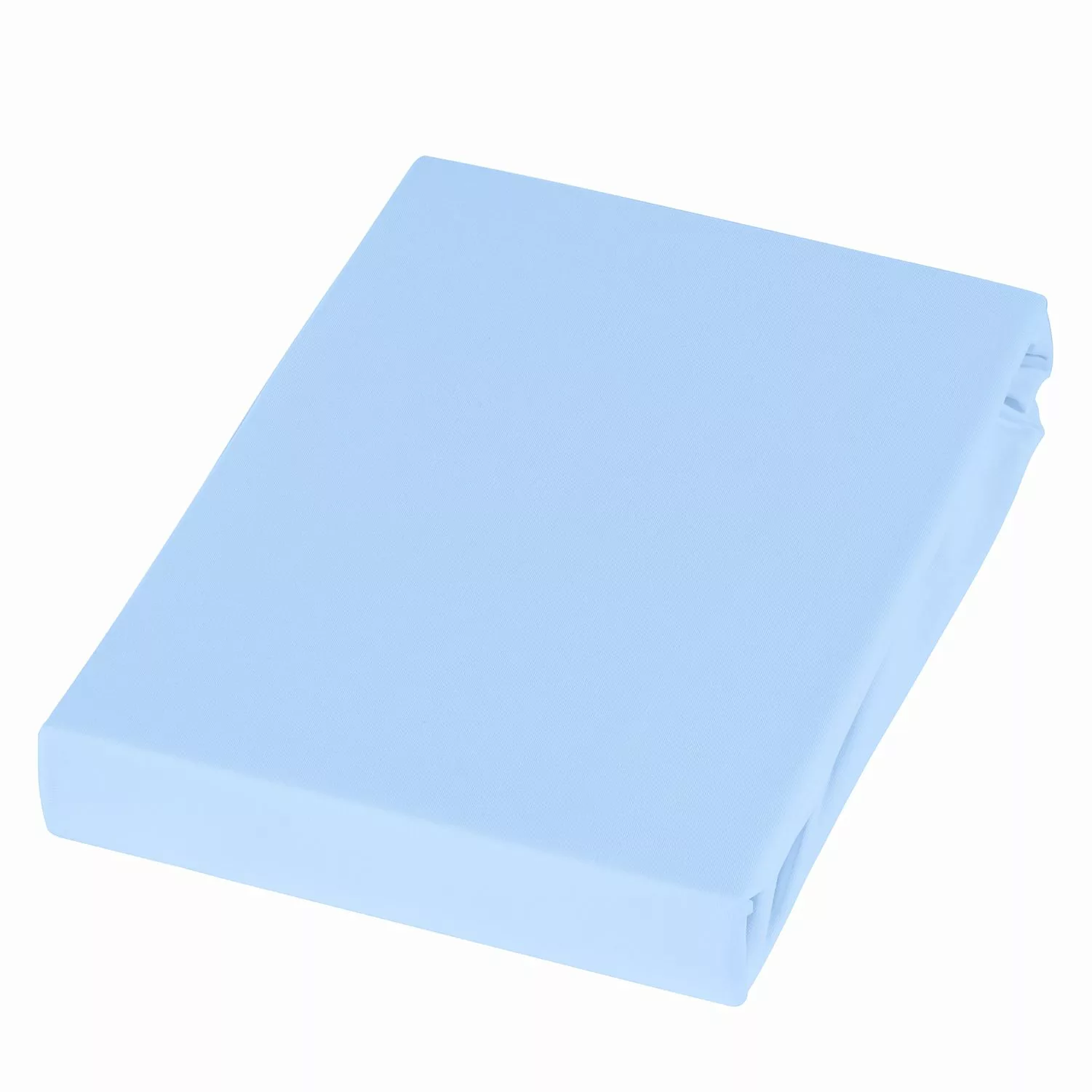 home24 Smood Spannbettlaken Smood 190x200 cm (BxT) Webstoff Pastellblau günstig online kaufen