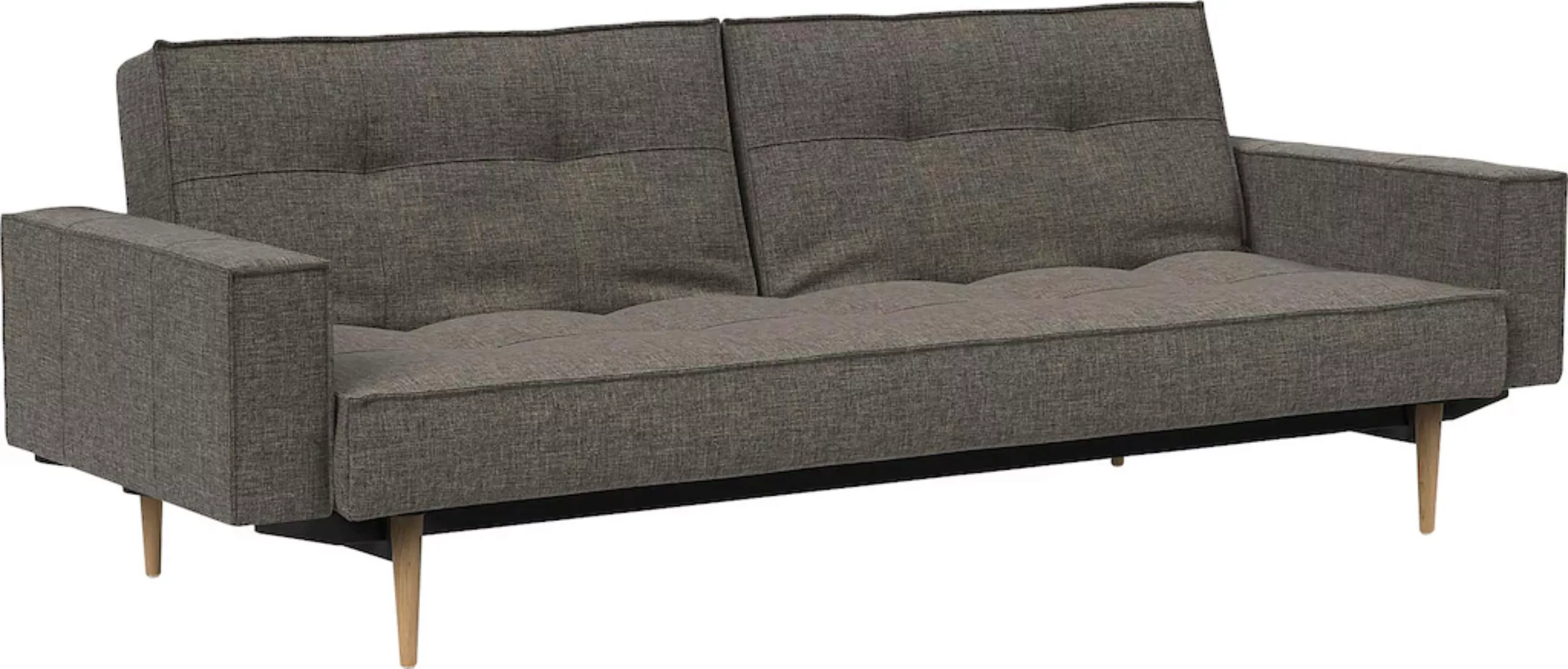 INNOVATION LIVING ™ Sofa "Splitback", mit Armlehne und hellen Styletto Bein günstig online kaufen