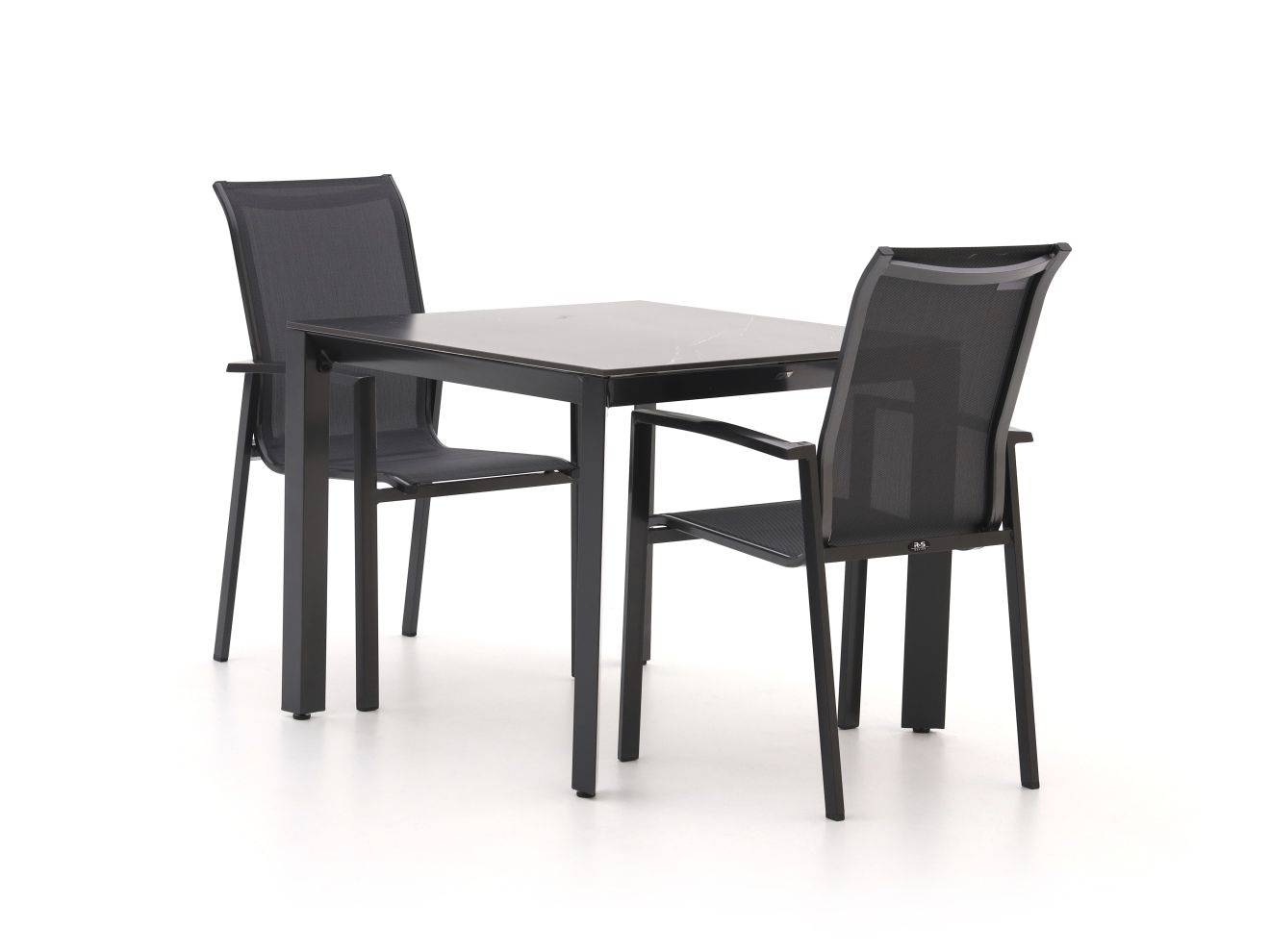 R&S Design Centallo/Sestino 90 cm Gartenmöbel-Set 3-teilig stapelbar günstig online kaufen