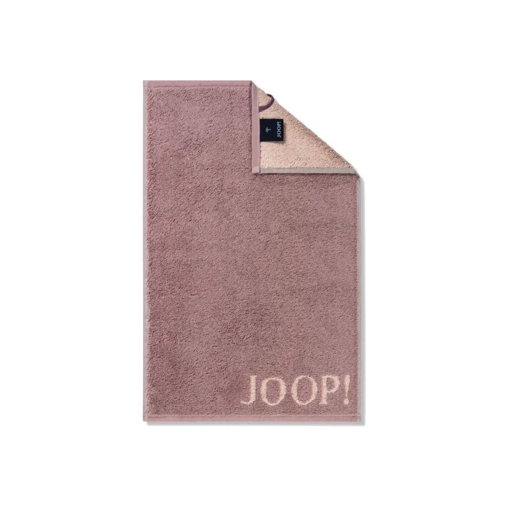 JOOP! Gästetuch Classic Frottierkollektion - 30x50 cm, Walkfrottier Rosa günstig online kaufen