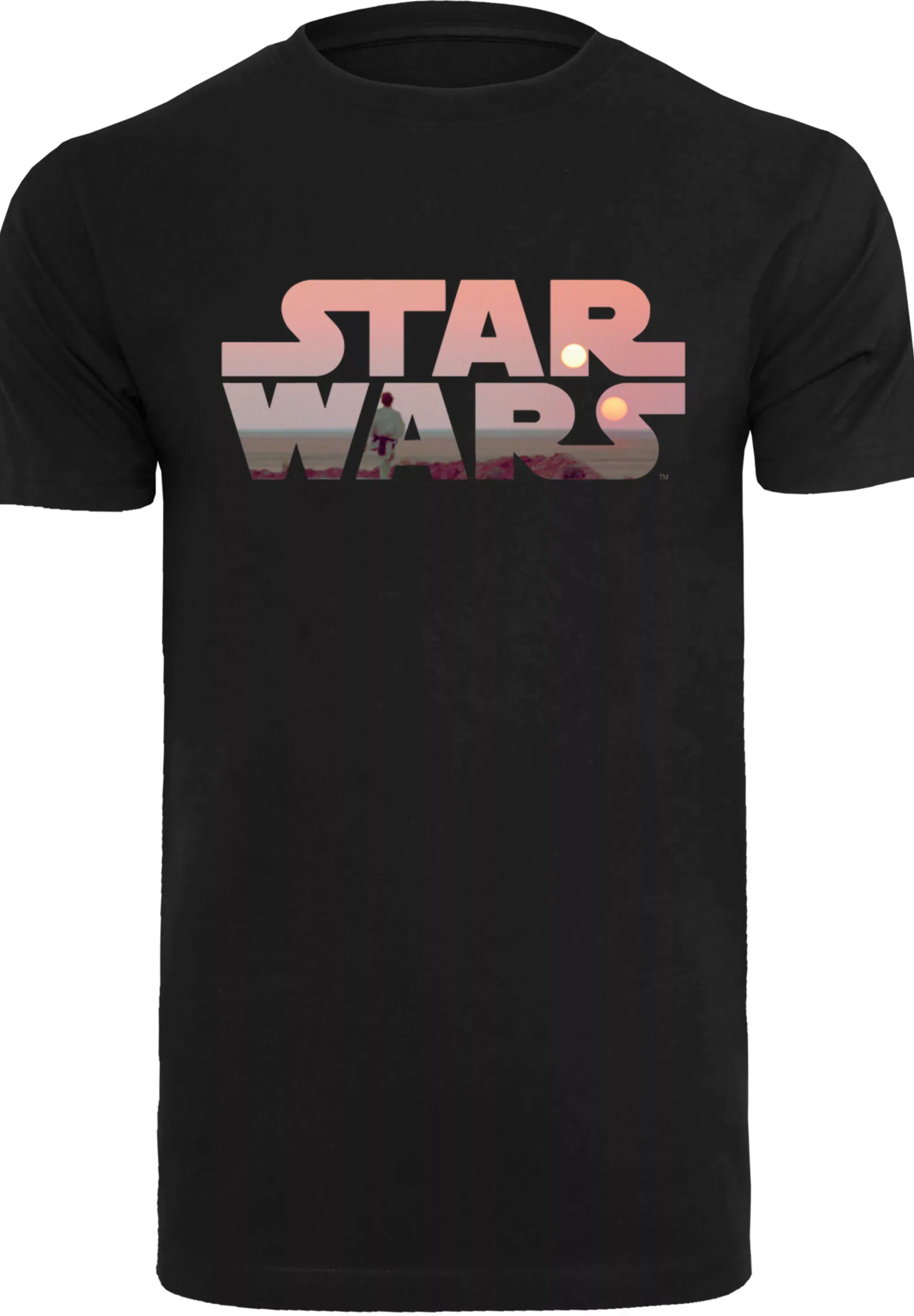 F4NT4STIC T-Shirt "Star Wars Tatooine Logo", Print günstig online kaufen