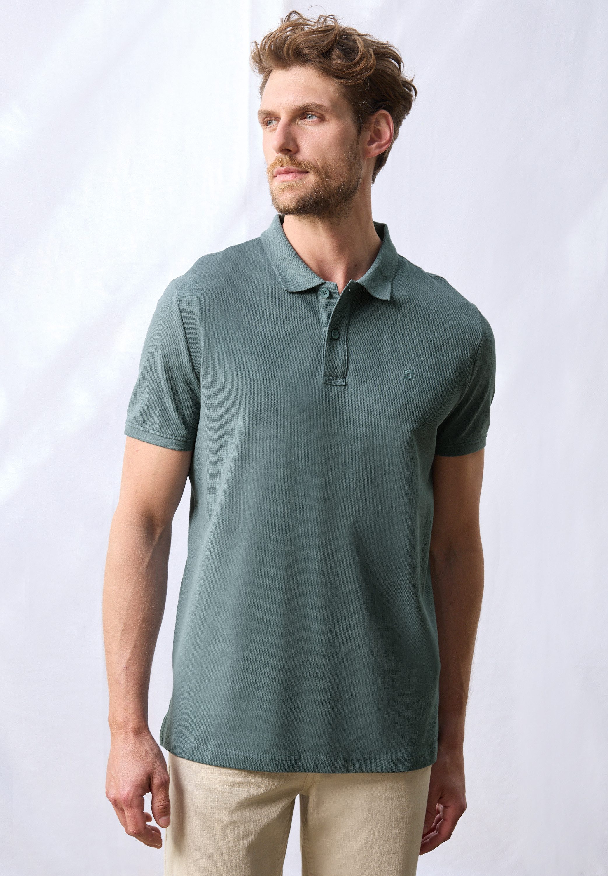 STREET ONE MEN Poloshirt, aus reiner Baumwolle günstig online kaufen