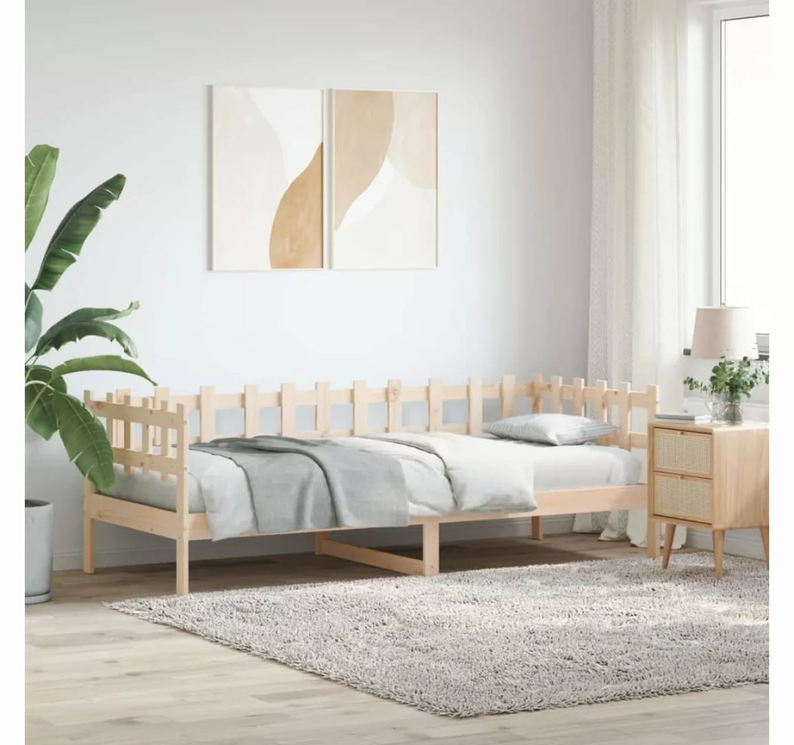 vidaXL Bett Tagesbett 80x200 cm Massivholz Kiefer günstig online kaufen