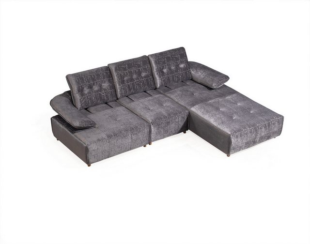 Viva Möbel Sofa LARGO, L190 x R285 cm Ottomane links, Luxuriöses Ecksofa mi günstig online kaufen