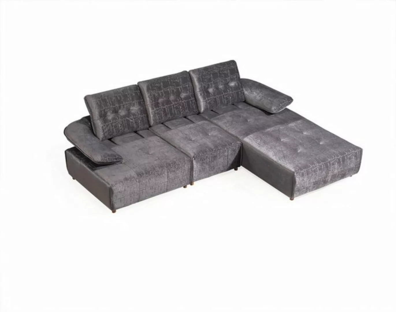 Viva Möbel Sofa LARGO, Luxuriöses Ecksofa mit erstklassigem Komfort. günstig online kaufen