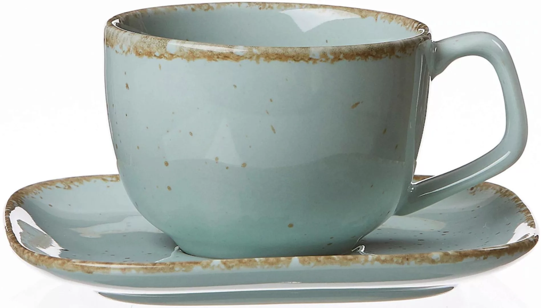 Ritzenhoff & Breker Kaffeeservice Casa grau Porzellan 12 tlg. günstig online kaufen