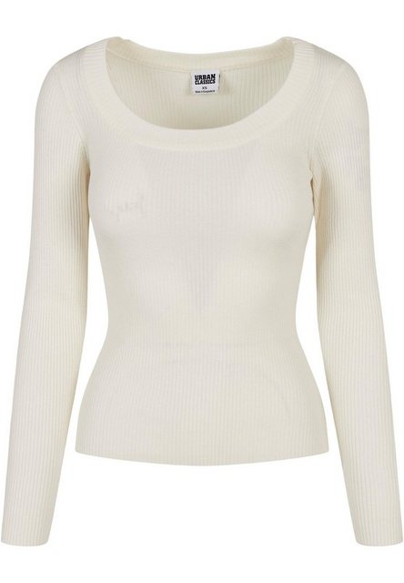 URBAN CLASSICS Rundhalspullover Urban Classics Damen Ladies Wide Neckline S günstig online kaufen