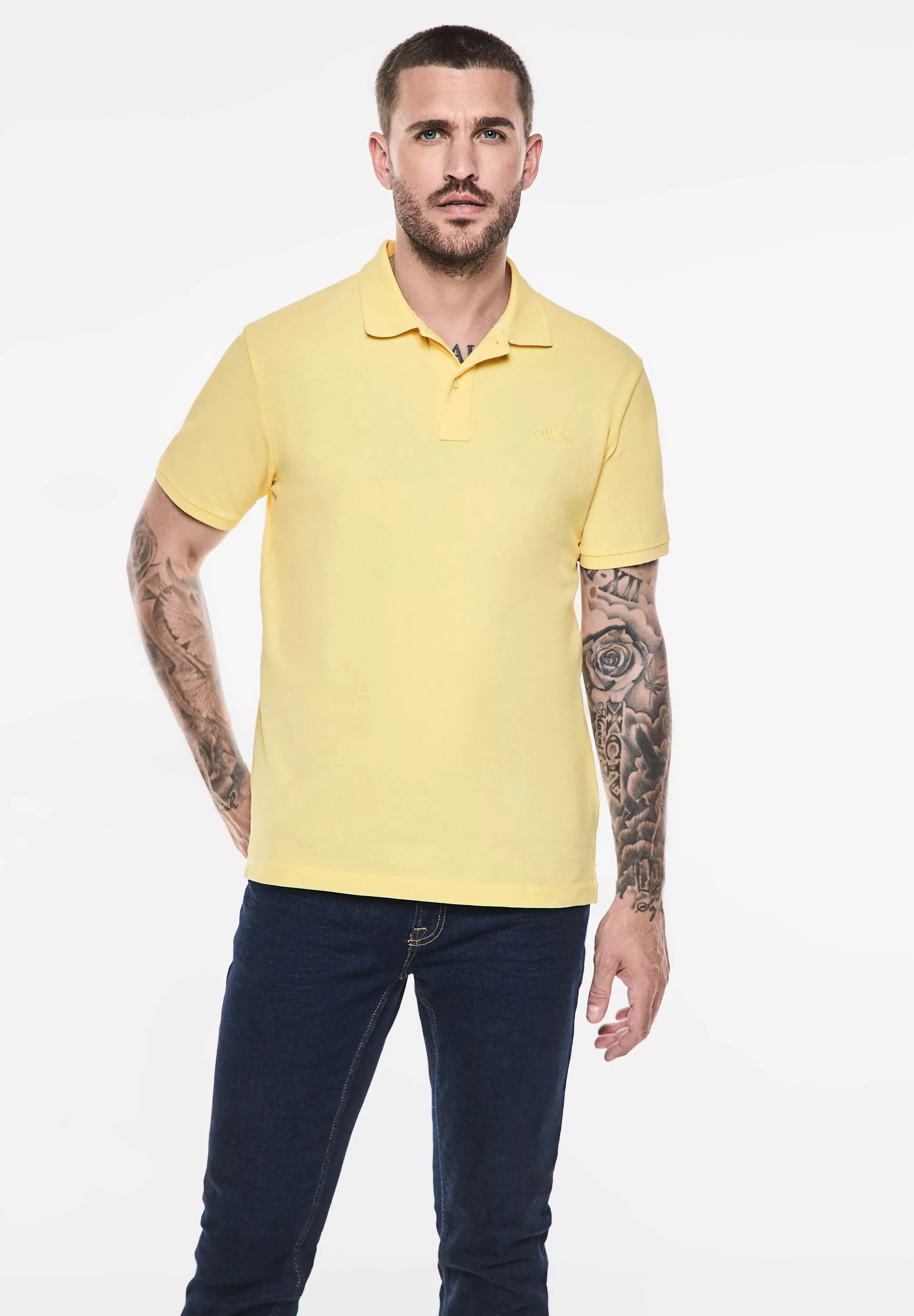 STREET ONE MEN Poloshirt, aus reiner Baumwolle günstig online kaufen