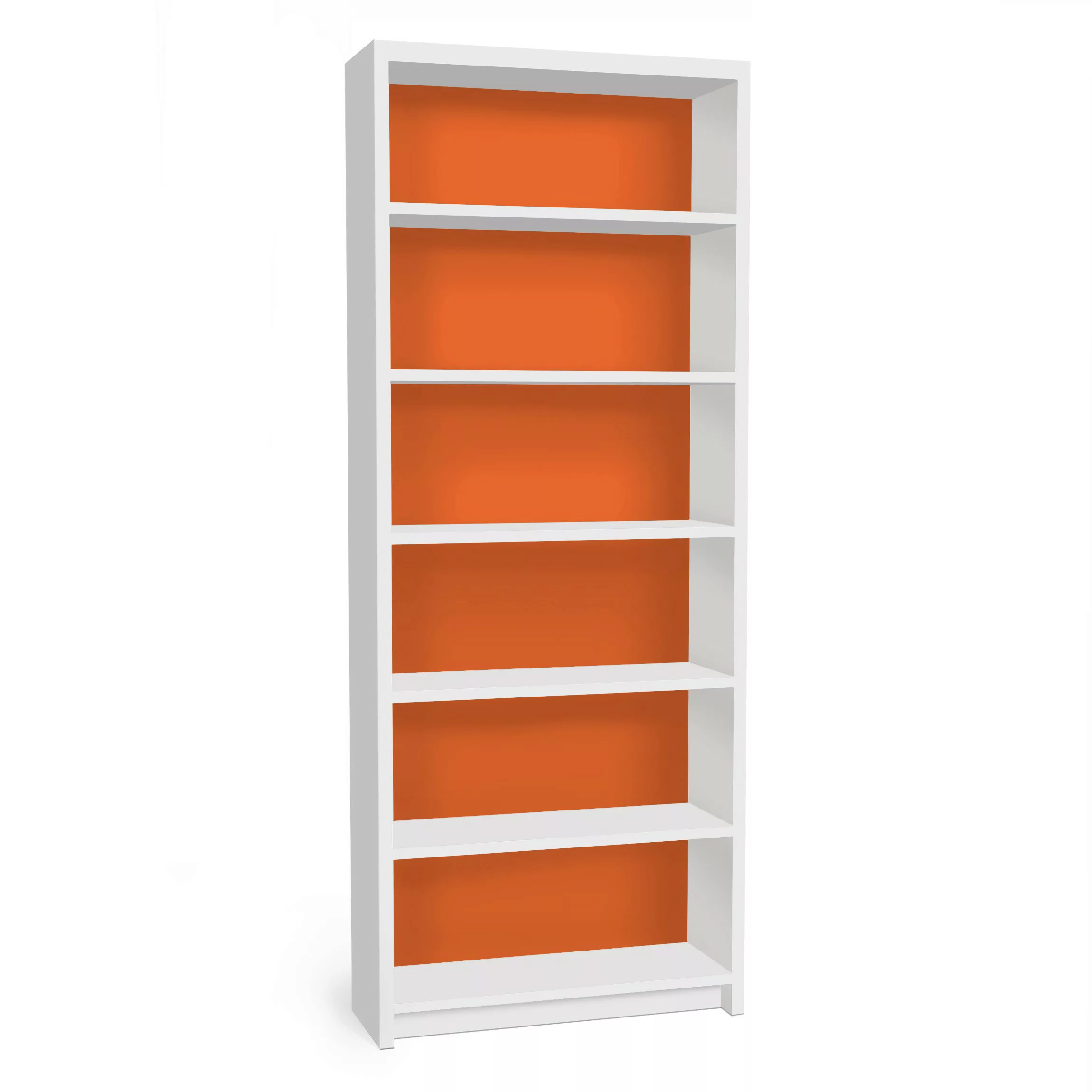 Möbelfolie für IKEA Billy Regal Colour Orange günstig online kaufen
