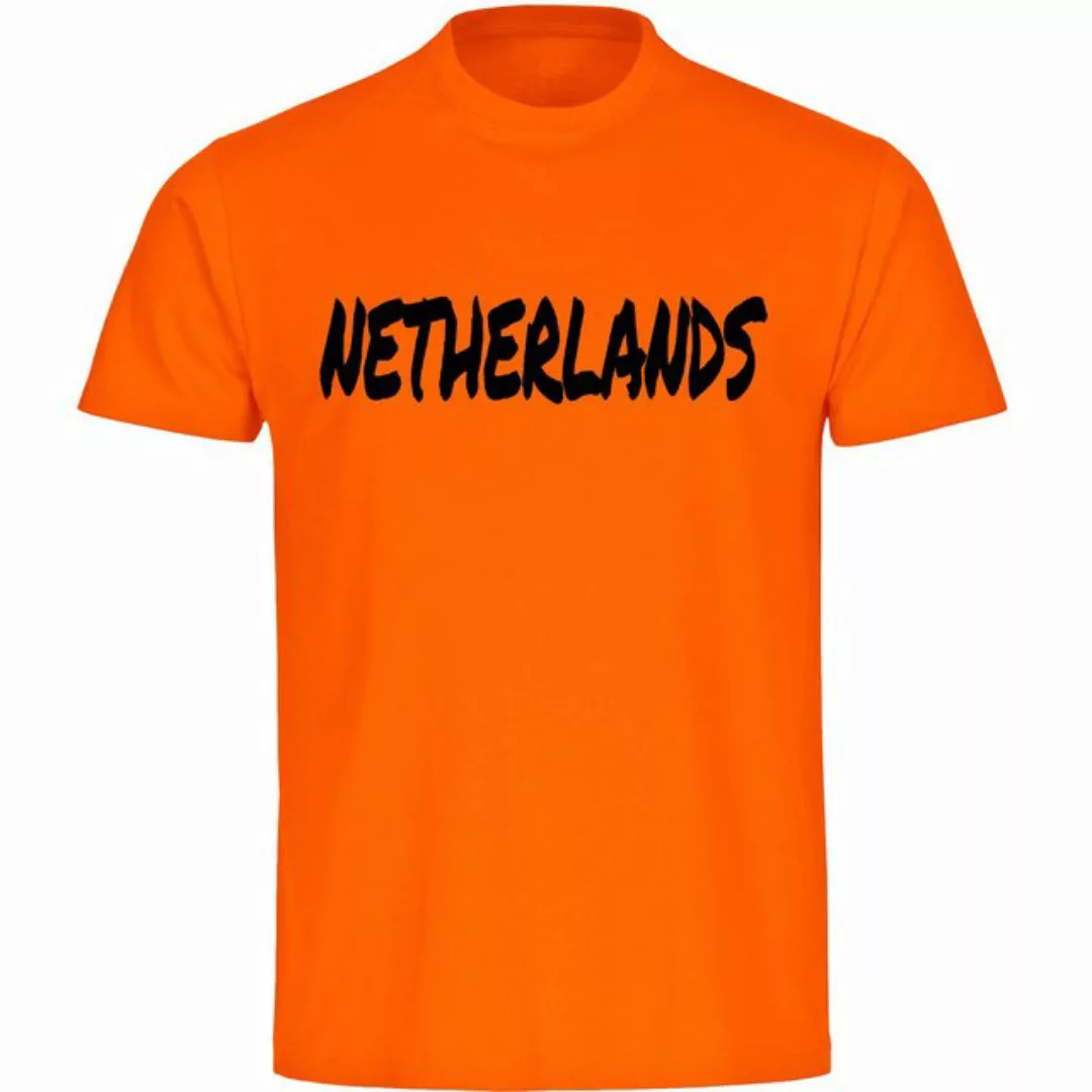 multifanshop T-Shirt Herren Netherlands - Textmarker - Männer günstig online kaufen