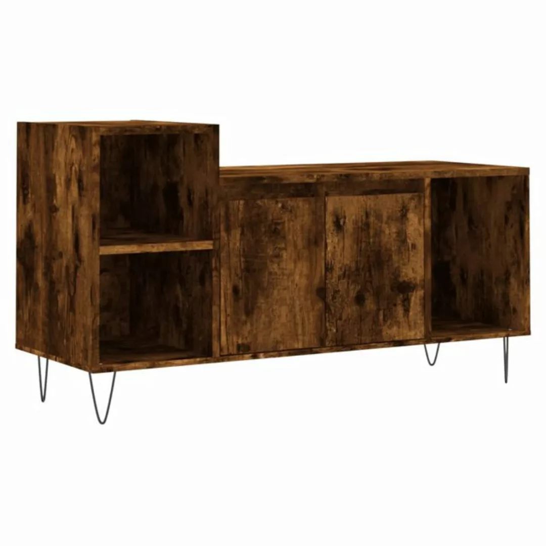 vidaXL TV-Schrank TV-Schrank Räuchereiche 100x35x55 cm Holzwerkstoff (1-St) günstig online kaufen