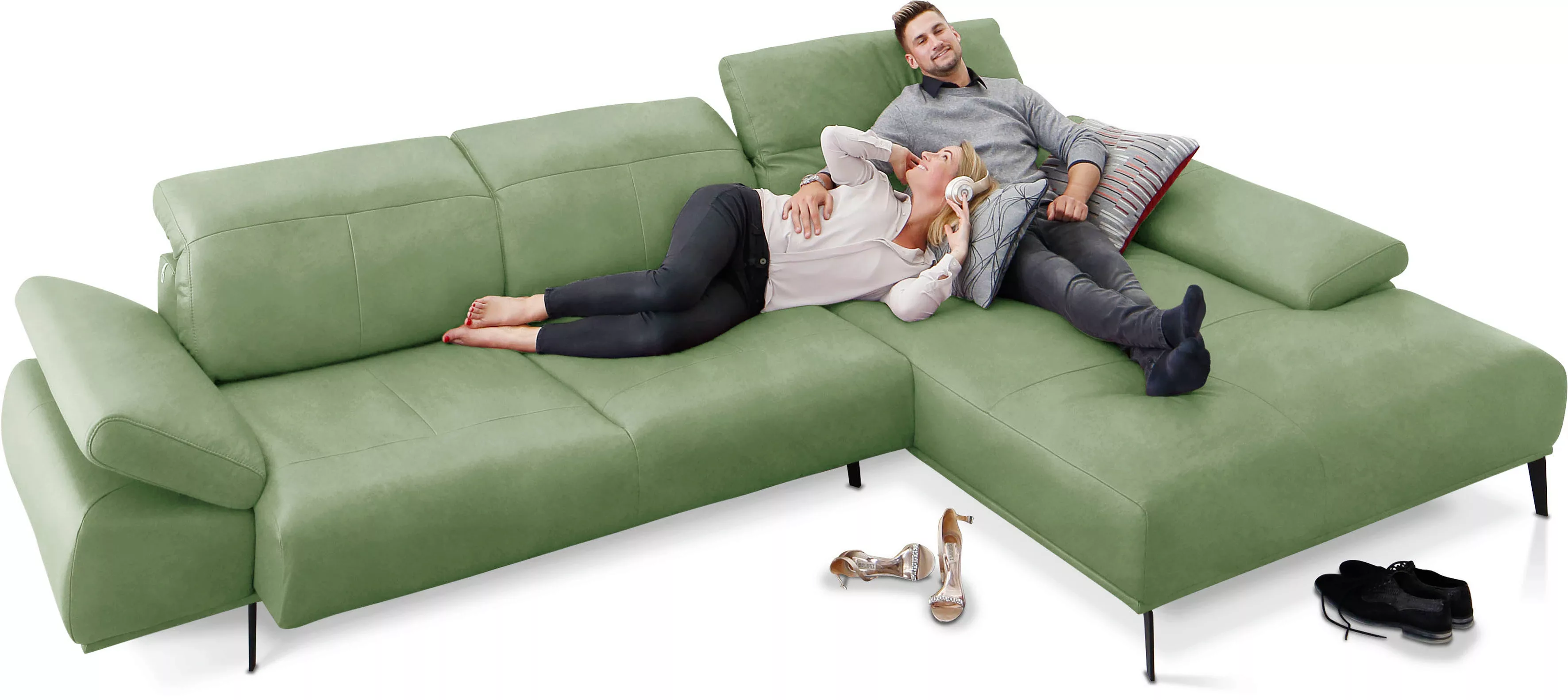 W.SCHILLIG Ecksofa "levi, Designsofa, elegant und zeitlos, bequem, L-Form", günstig online kaufen