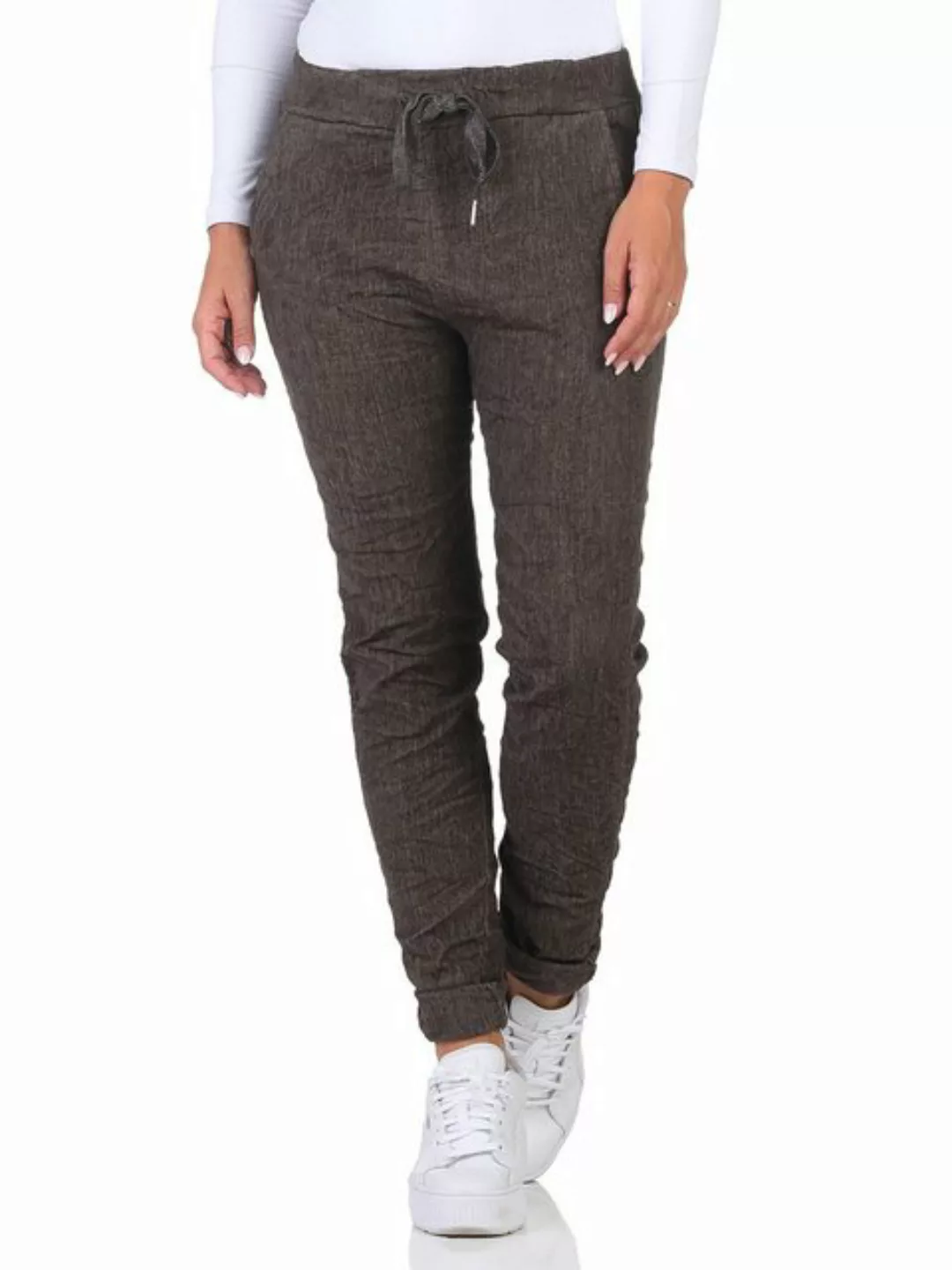 OriginalYou Cordhose Damenhose Feincord Chino mit Stretch bequeme Schlupfho günstig online kaufen