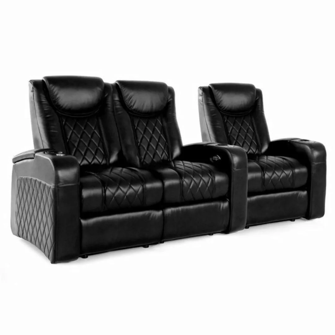 Zinea Sofa Zinea Kinosessel Emperor - 3 Sitzer LL - Leder, elektrisch, LED günstig online kaufen