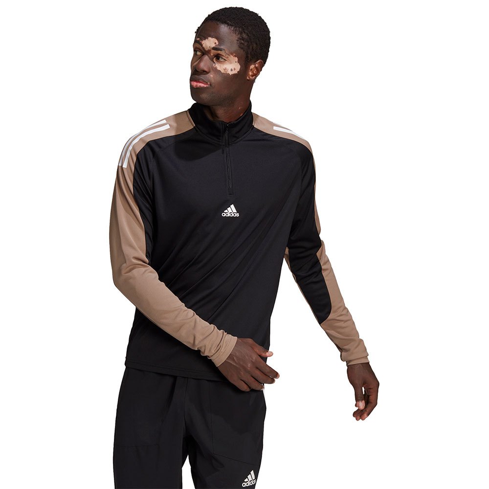 Adidas Training Langarm-t-shirt S Black / Chalky Brown / White günstig online kaufen