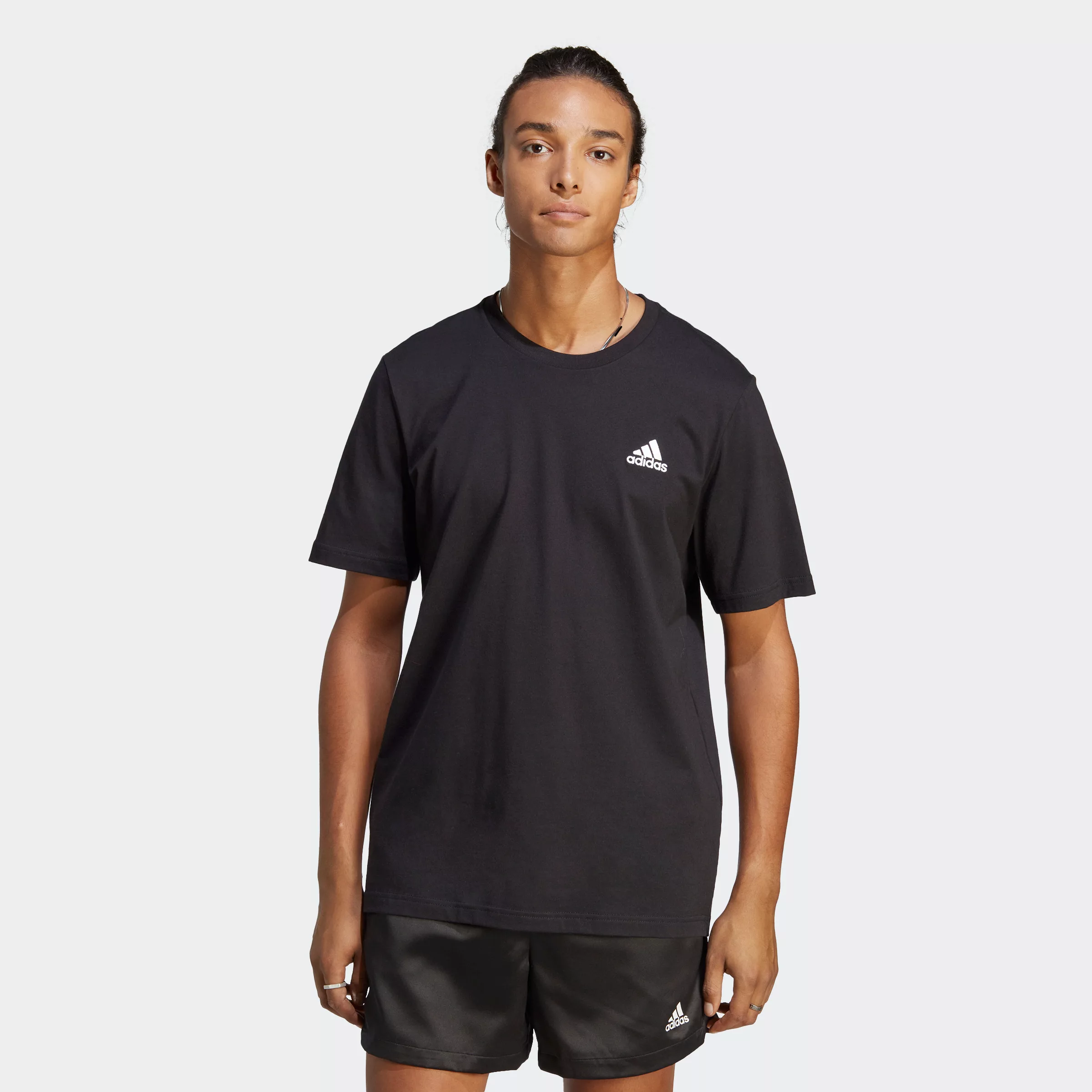 adidas Sportswear T-Shirt "ESSENTIALS SINGLE JERSEY EMBROIDERED SMALL LOGO" günstig online kaufen