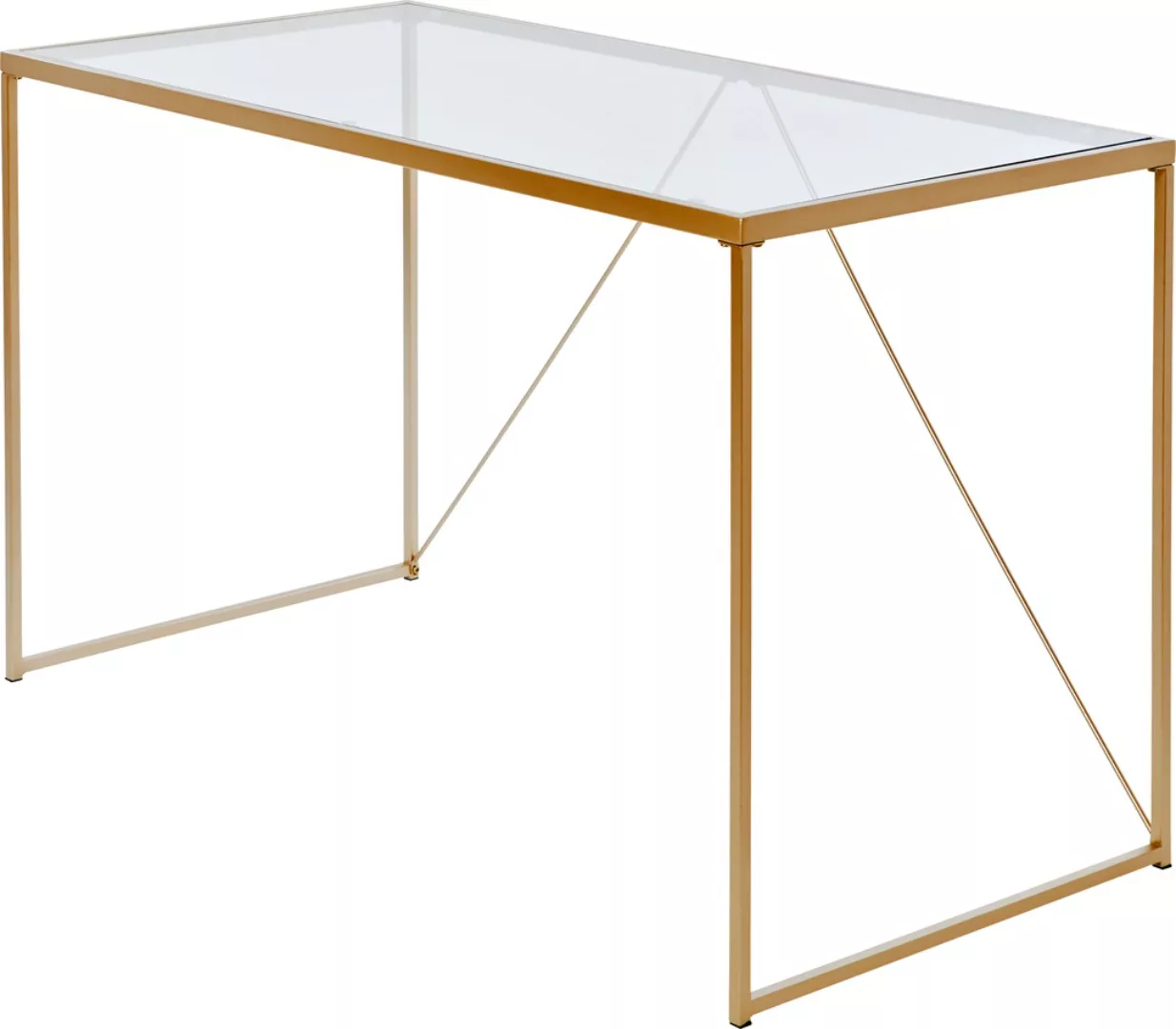 Jahnke Schreibtisch "GLAM DESK", (1 St.), Sicherheitsglas günstig online kaufen