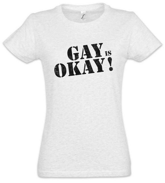 Urban Backwoods Print-Shirt Gay Is Okay Damen T-Shirt Lesbian Homophil LGBT günstig online kaufen