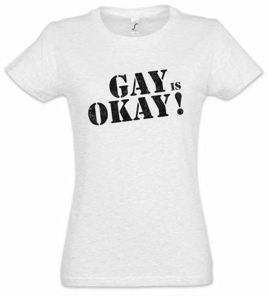 Urban Backwoods Print-Shirt Gay Is Okay Damen T-Shirt Lesbian Homophil LGBT günstig online kaufen