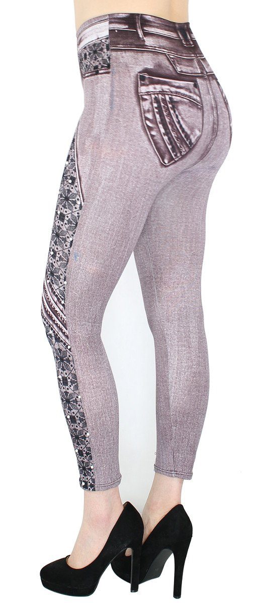 dy_mode 7/8-Leggings Bequemer Damen Capri Jeggings günstig online kaufen