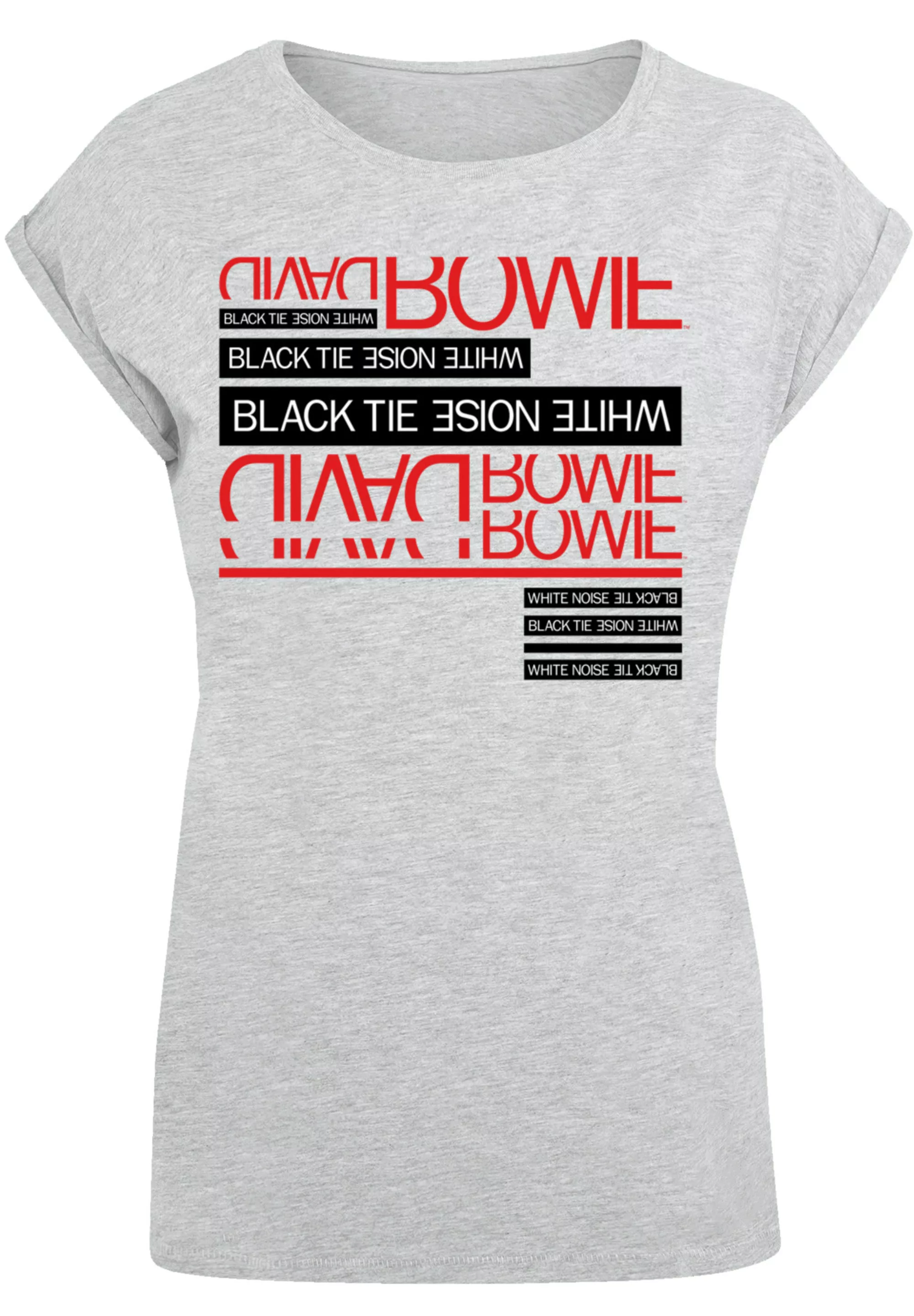 F4NT4STIC T-Shirt "David Bowie Black Tie White Noise", Print günstig online kaufen