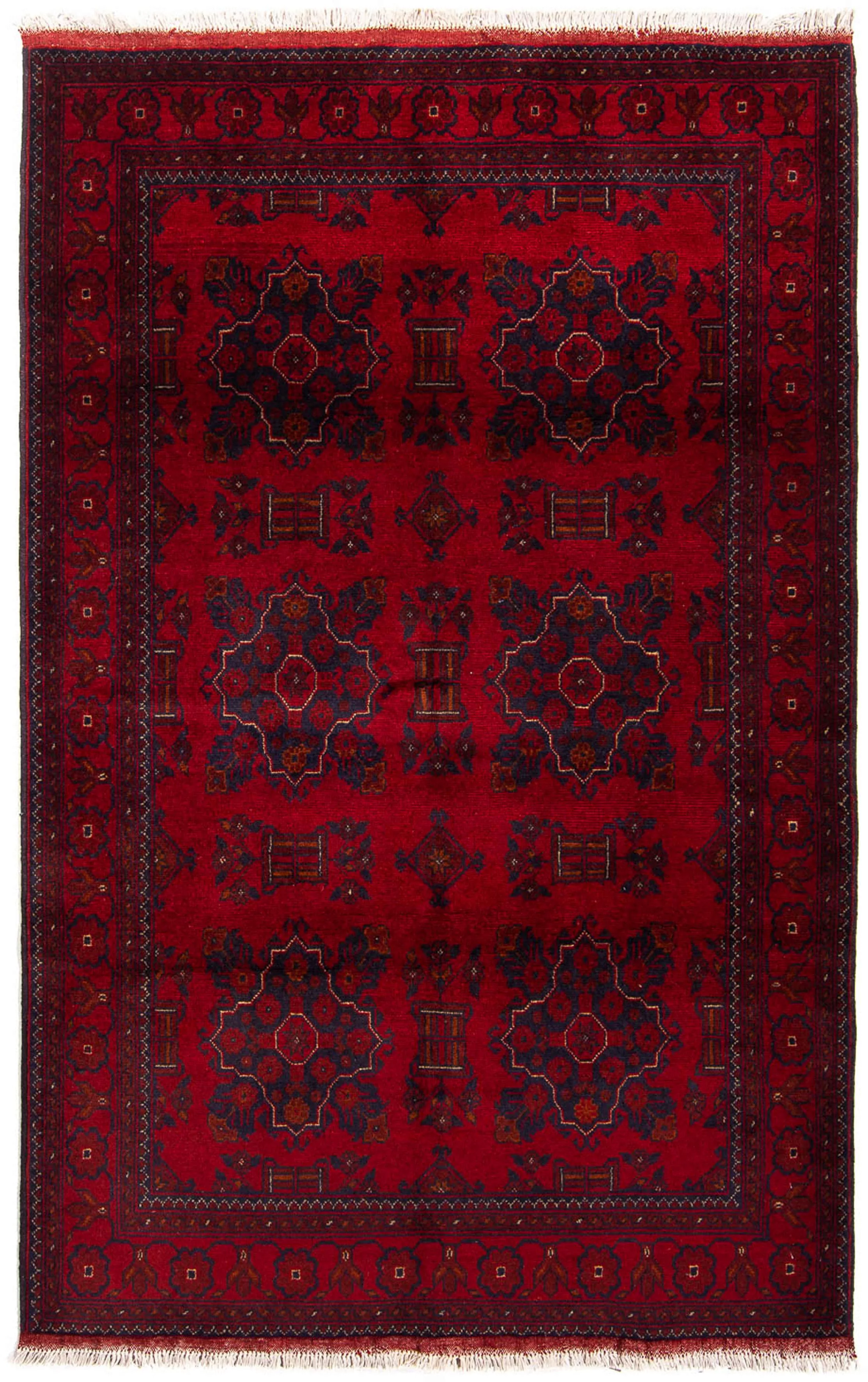 morgenland Orientteppich »Afghan - Kunduz - 219 x 126 cm - dunkelrot«, rech günstig online kaufen