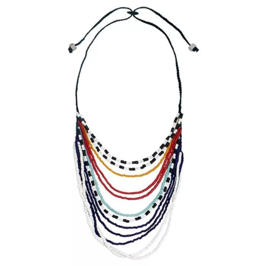 Upcycling Halskette Afrika - Namib Multi & Azonto Melon - Glasperlen - Glob günstig online kaufen