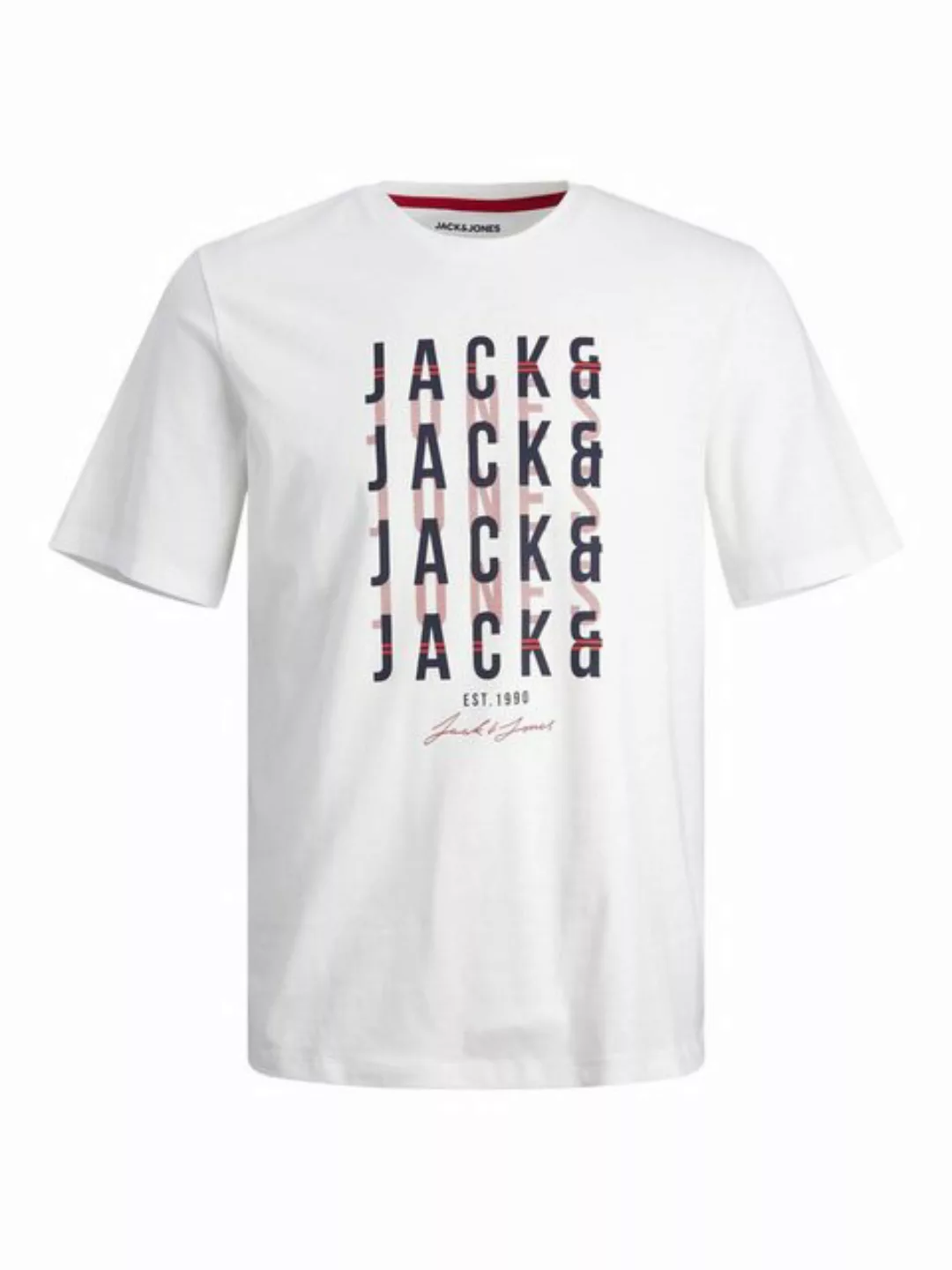 Jack & Jones T-Shirt JJDELVIN TEE SS CREW NECK günstig online kaufen