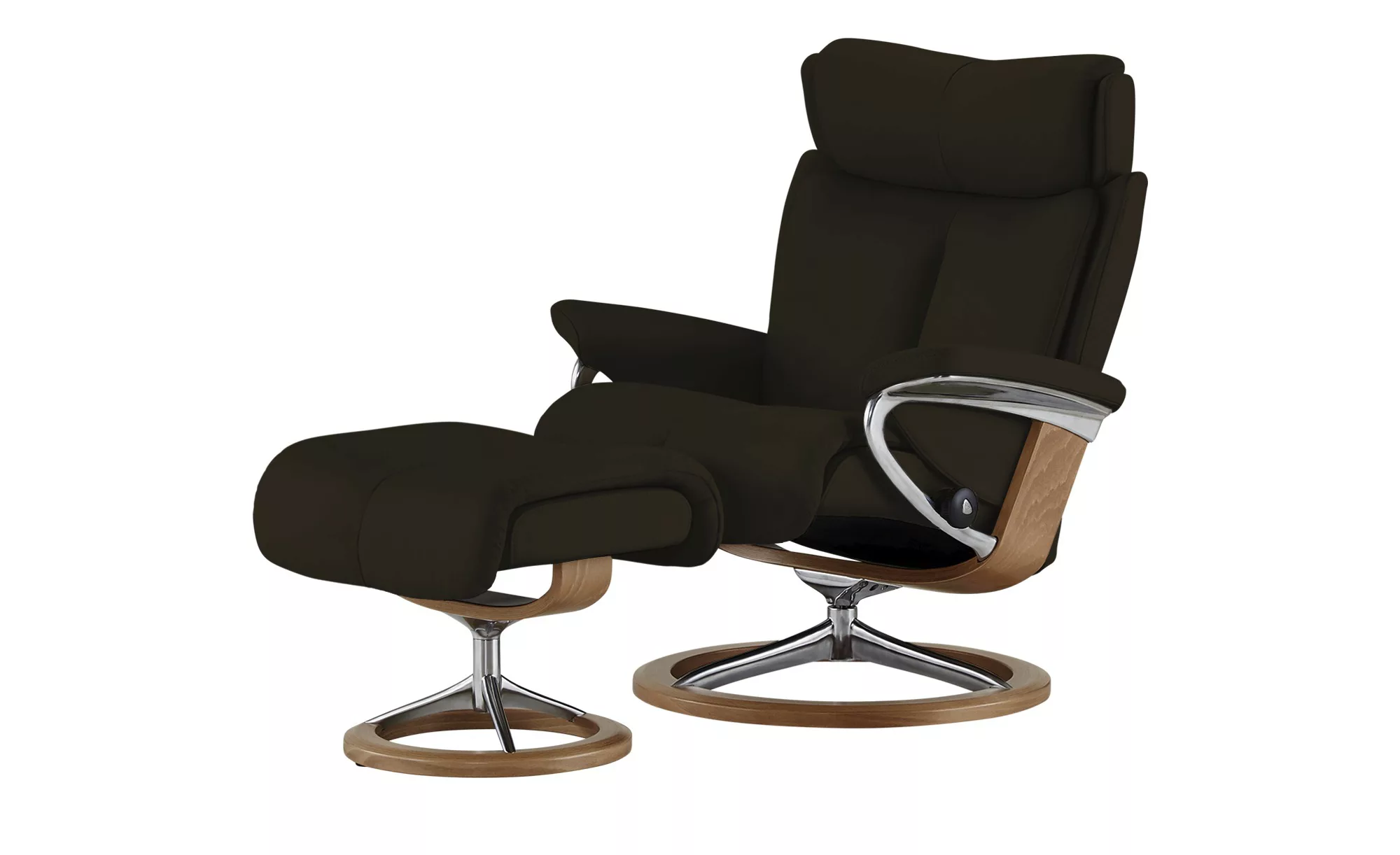 Stressless Relaxsessel mit Hocker - braun - 91 cm - 112 cm - 84 cm - Polste günstig online kaufen
