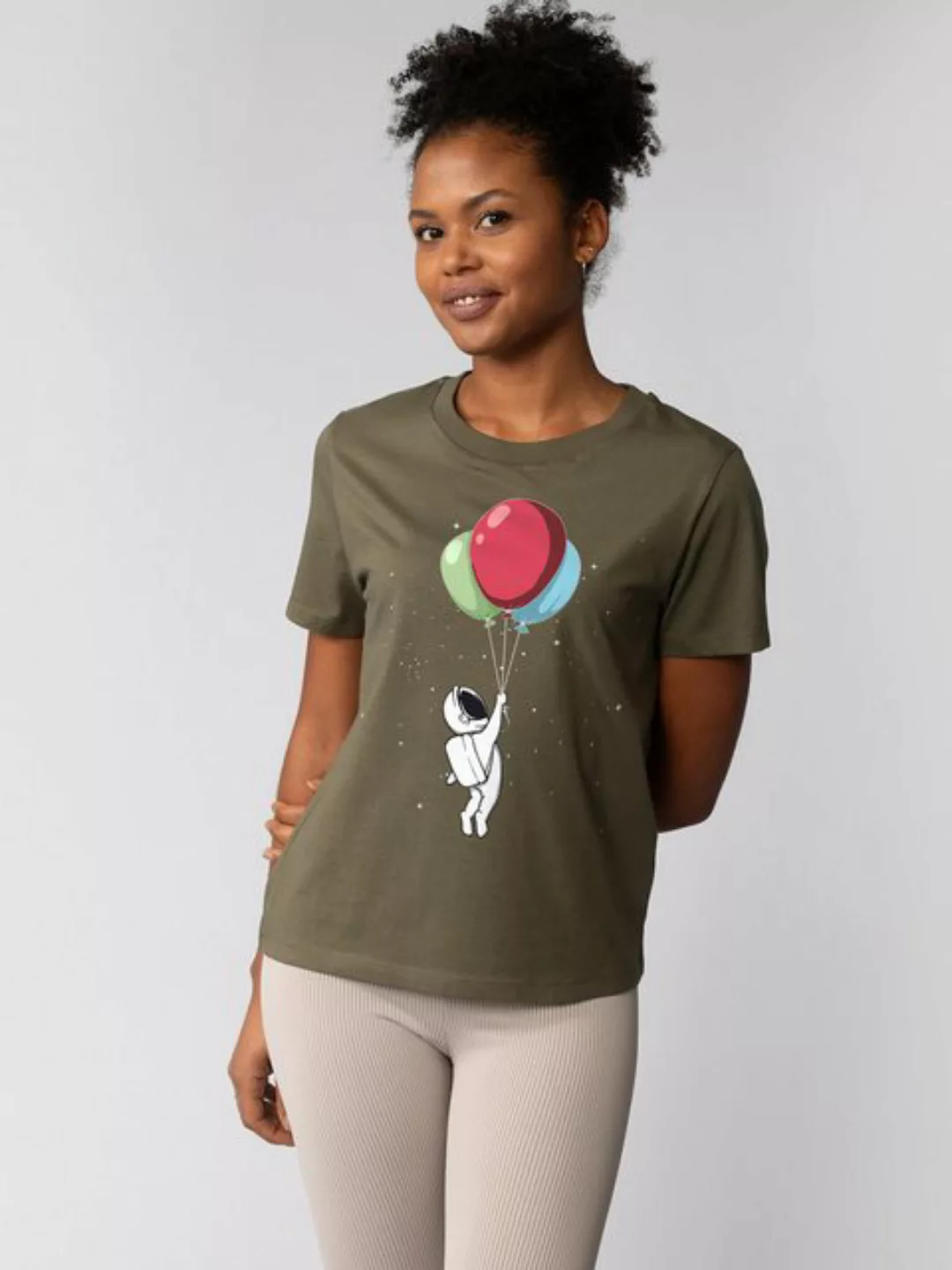 wat? Apparel T-Shirt Little Balloon Astronaut günstig online kaufen