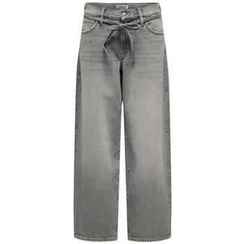 Only  Jeans 15338246 ONLGIANNA MW STRAIGHT-DENIM GREY günstig online kaufen