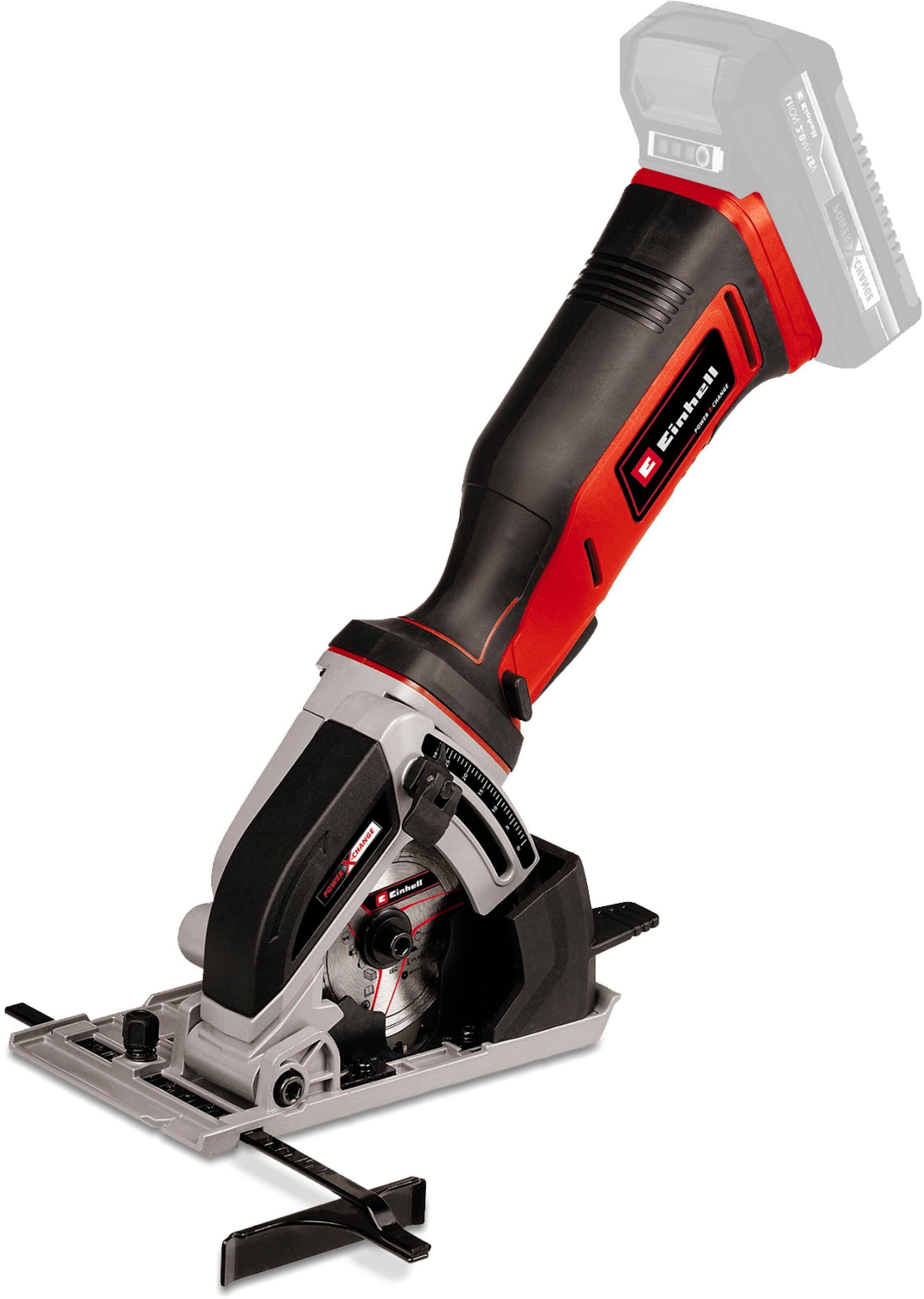 Einhell Power X-Change Akku-Mini Handkreisssäge TE-CS 18/89 Li Solo günstig online kaufen