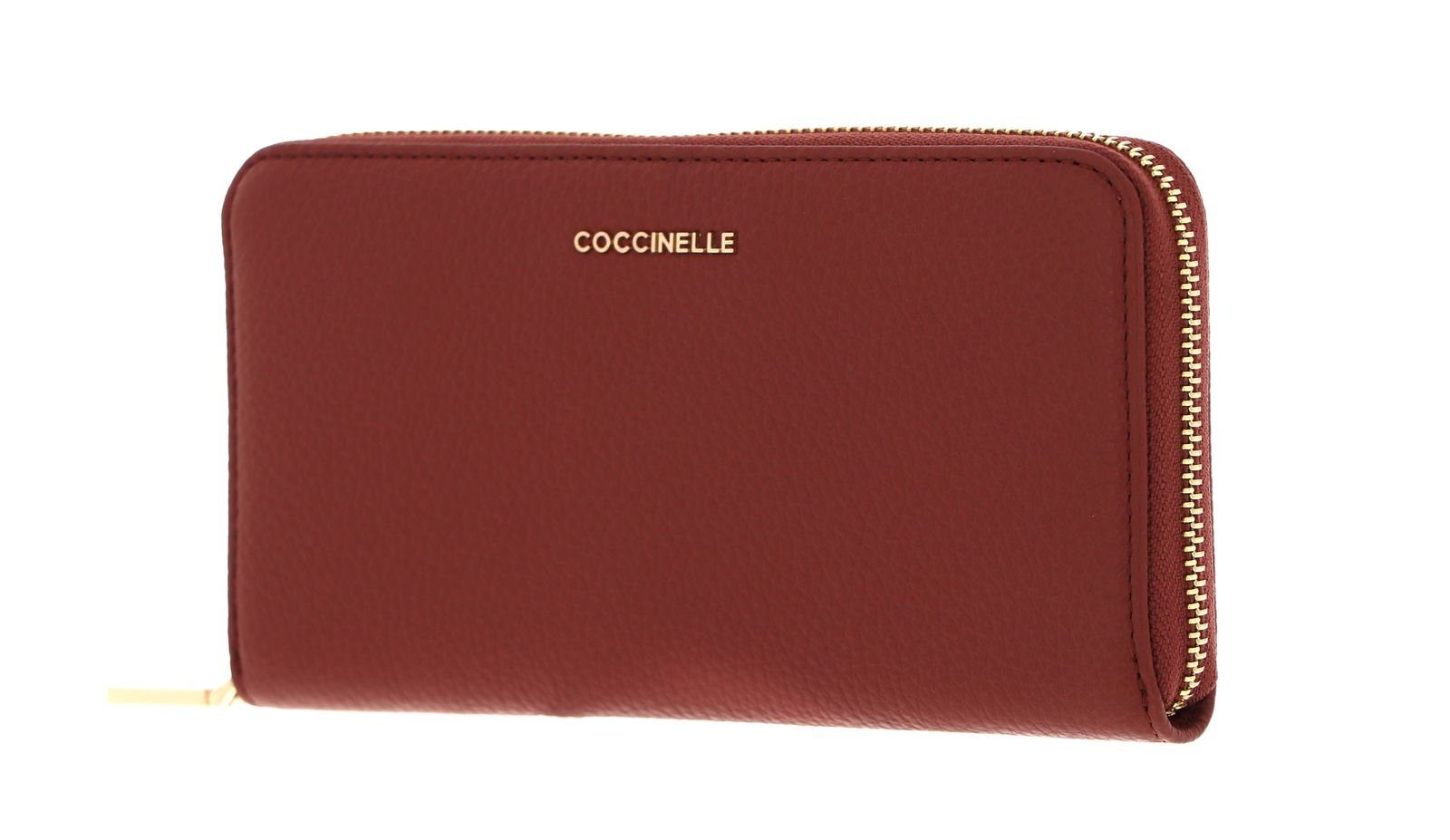 COCCINELLE Geldbörse Metallic Soft, aus echtem günstig online kaufen