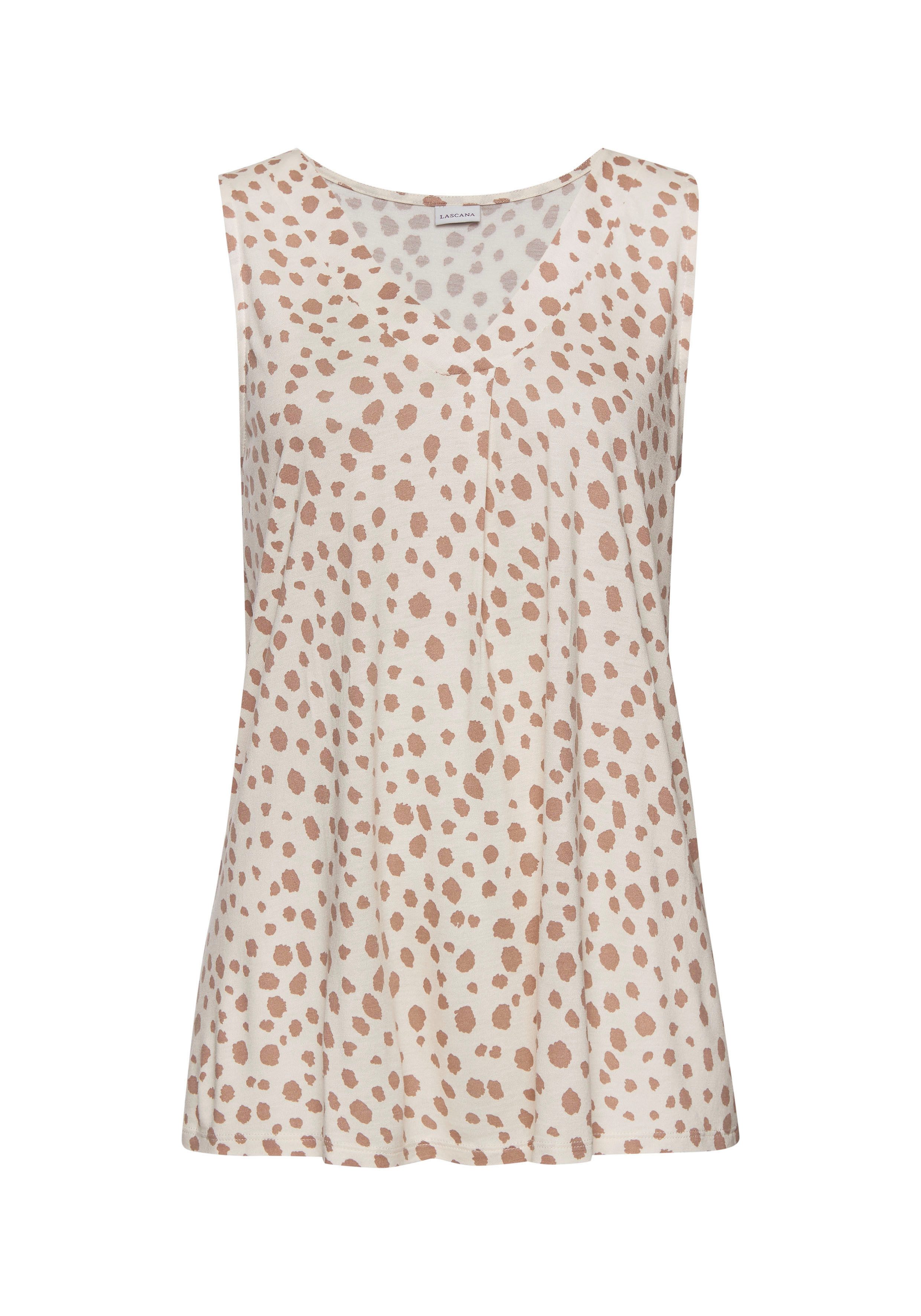 LASCANA Tanktop mit Alloverprint günstig online kaufen