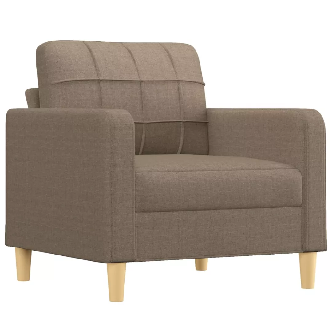 Vidaxl 1-sitzer-sofa Taupe 60 Cm Stoff günstig online kaufen