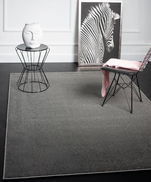 merinos Teppich »Montana«, rechteckig, 20 mm Höhe, Kurzflor, Uni-Farben, be günstig online kaufen