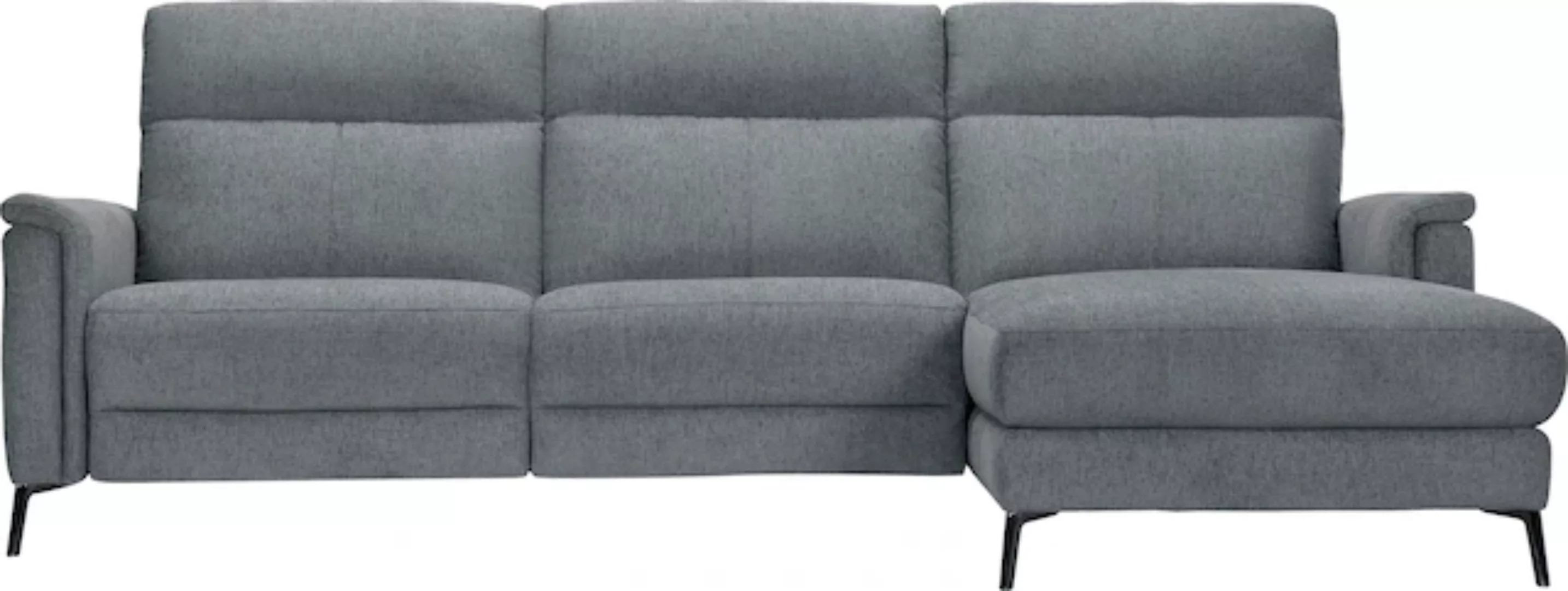 Places of Style Ecksofa "Barano, L-Form, 260cm, in Leder und Webstoff,", el günstig online kaufen