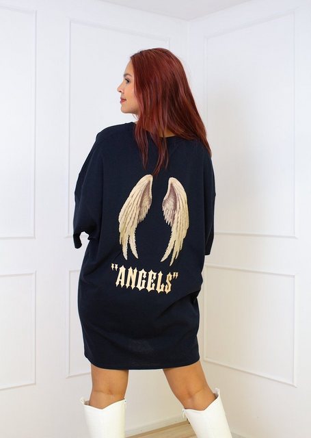 Worldclassca Print-Shirt Worldclassca Oversized T-Shirt T-Shirt-Kleid ANGEL günstig online kaufen