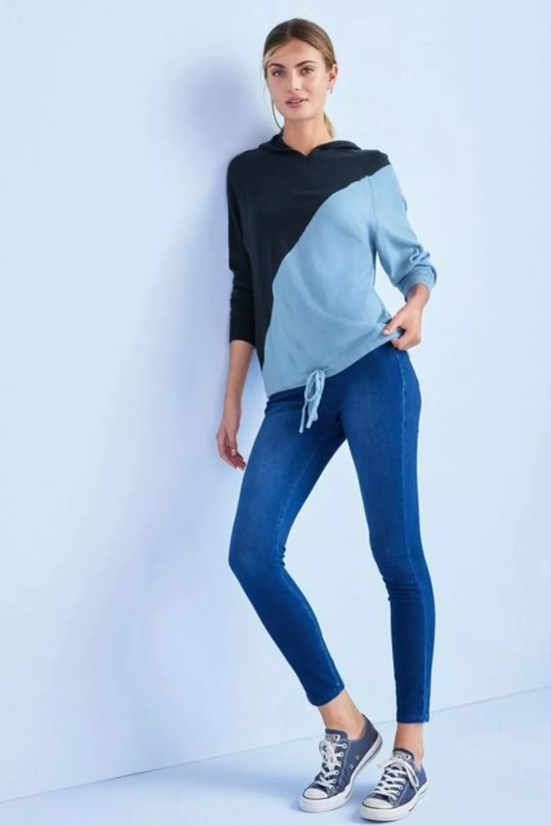 Next Jeansleggings Denim-Leggings mit Reißverschluss, Kurzgröße (1-tlg) günstig online kaufen