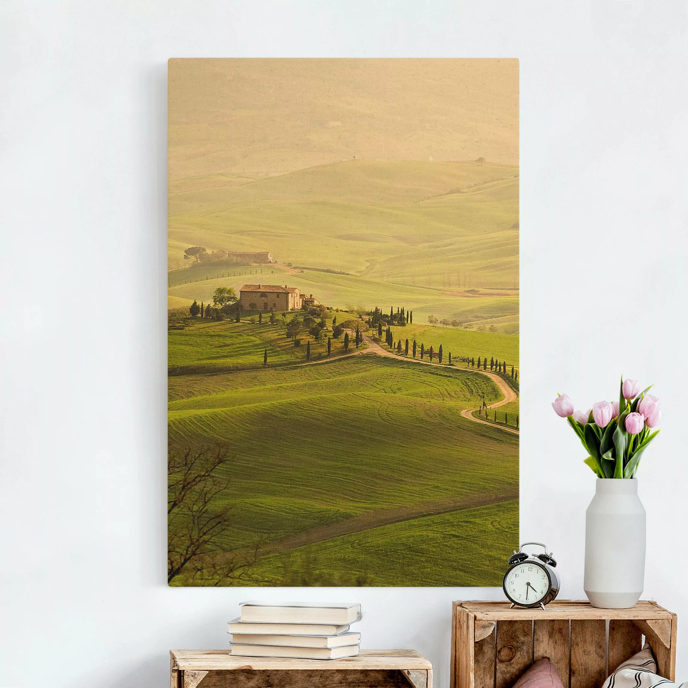 Leinwandbild auf Naturcanvas Chianti Toskana günstig online kaufen
